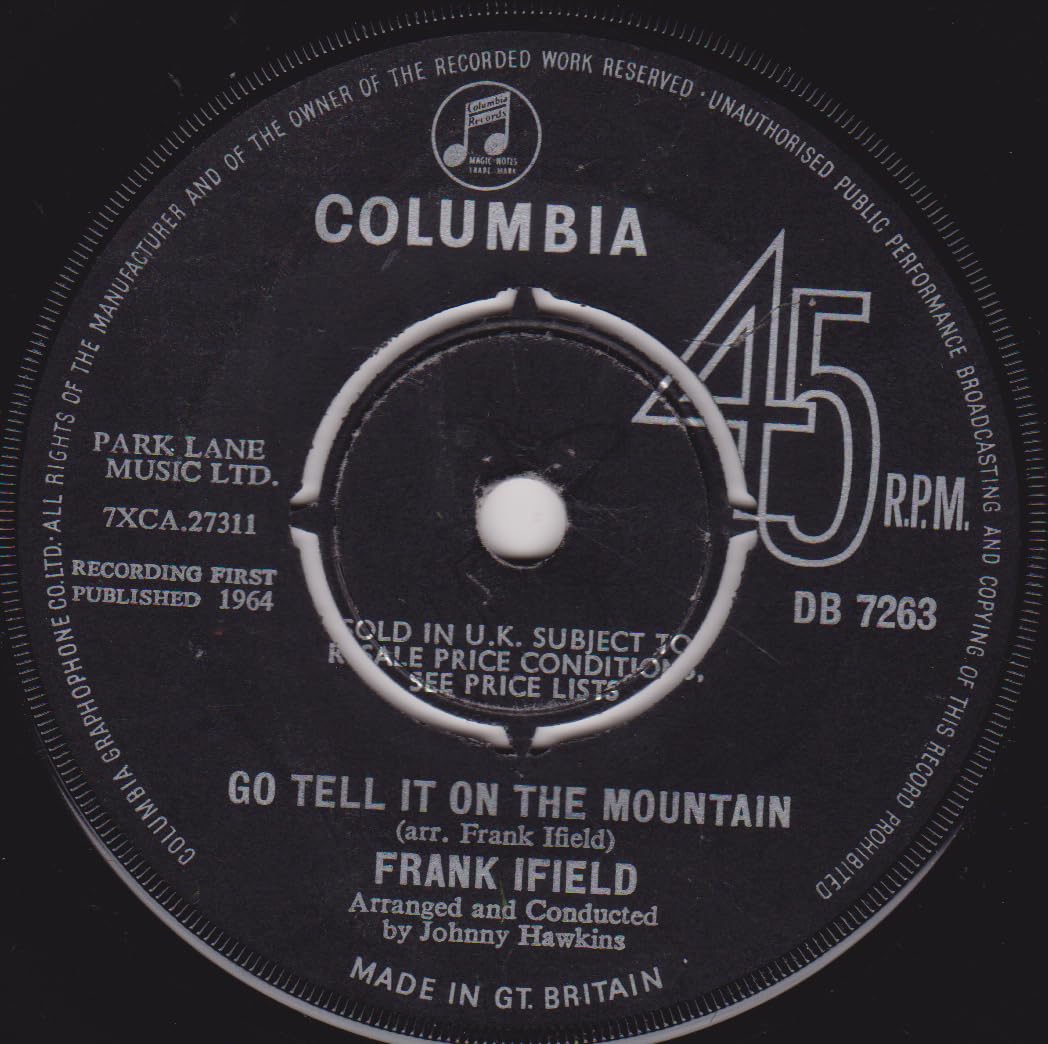 Frank Ifield – Angry at the Big Oak Tree (Columbia 1964) 7"  vinyl single VG/-