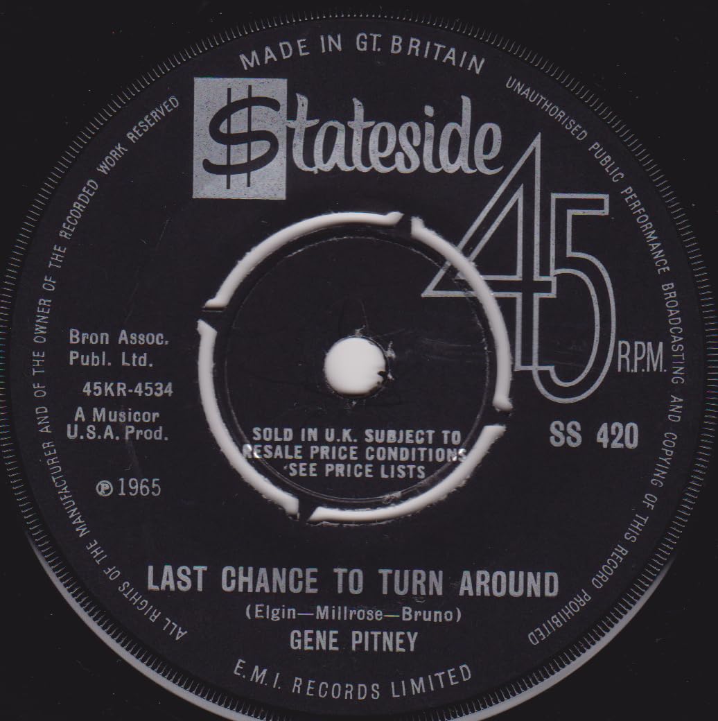 Gene Pitney – Looking Thru The Eyes Of Love (Stateside 1965) 7" vinyl single VG/-