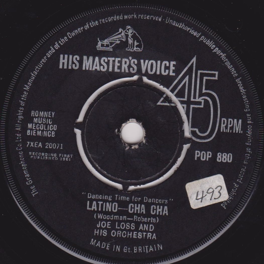 Joe Loss & His Orchestra ‎– Wheels - Cha Cha (HMV) 7" vinyl single VG/-