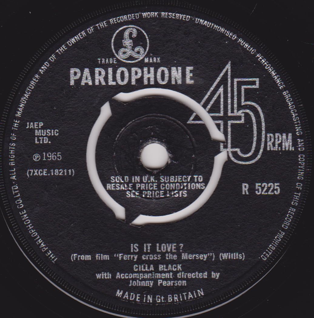 Cilla Black - You've Lost That Lovin' Feelin' (Parlophone 1965) 7" vinyl single VG/-