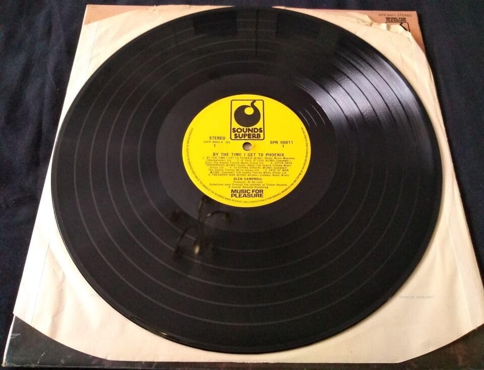 Glen Campbell - By the Time I Get to Phoenix (Sounds Superb) 12" Vinyl LP VG/G +