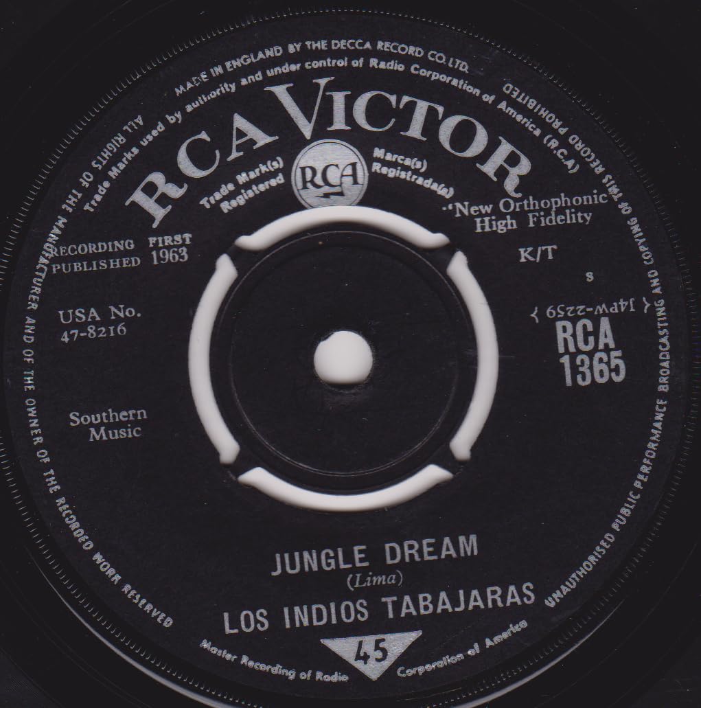 Los Indios Tabajaras - Maria Elena (RCA Victor 1963) 7" vinyl single VG/-