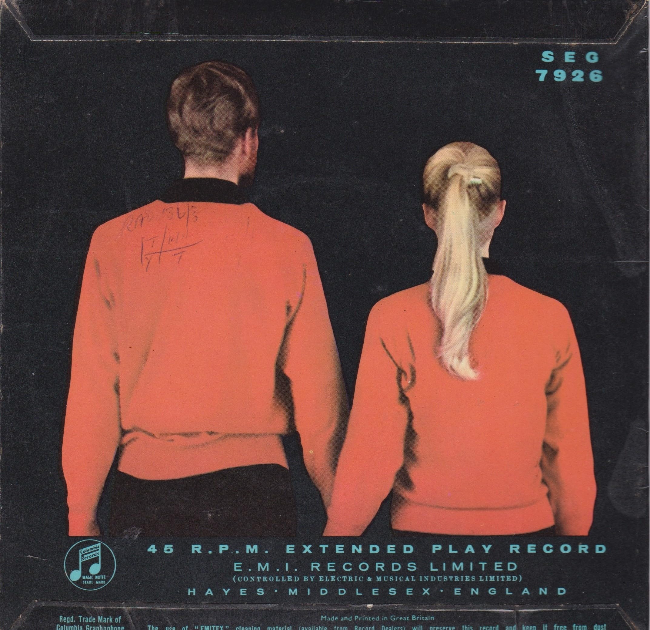 Nina And Frederik ‎– Nina And Frederik (Columbia 1959) 7" vinyl EP VG/VG