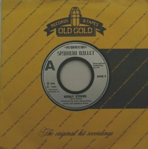 Spandau Ballet - Highly Strung (Reformation 1984) 7" vinyl single VG/- jukebox centre