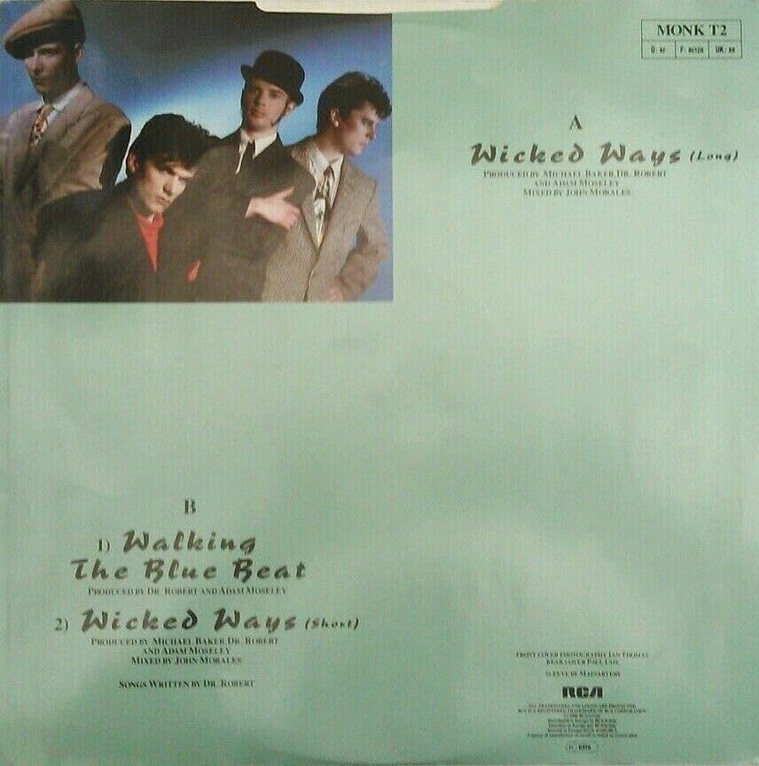The Blow Monkeys ‎– Wicked Ways (RCA 1986) 12" vinyl single VG/VG