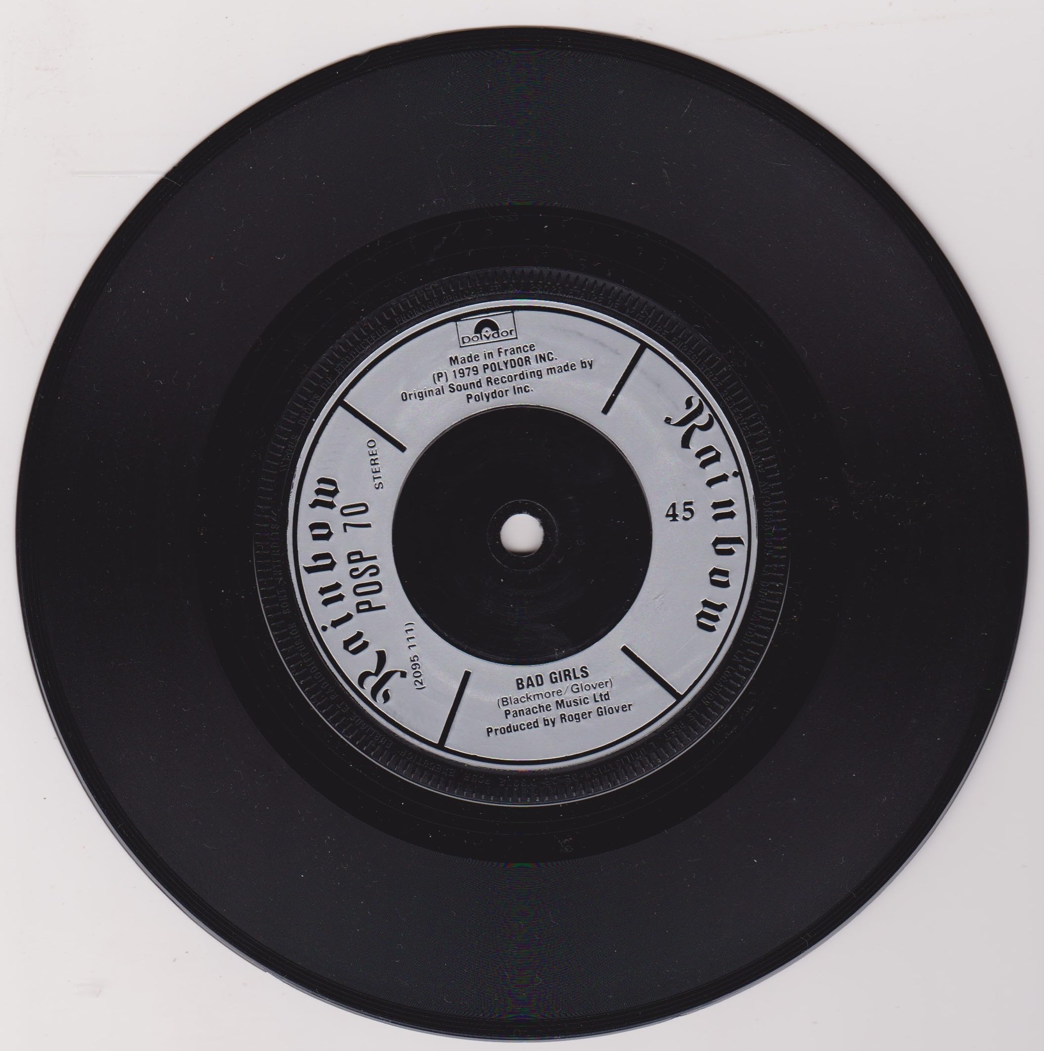 Rainbow - Since You Been Gone (Polydor 1979) 7" vinyl single VG/-