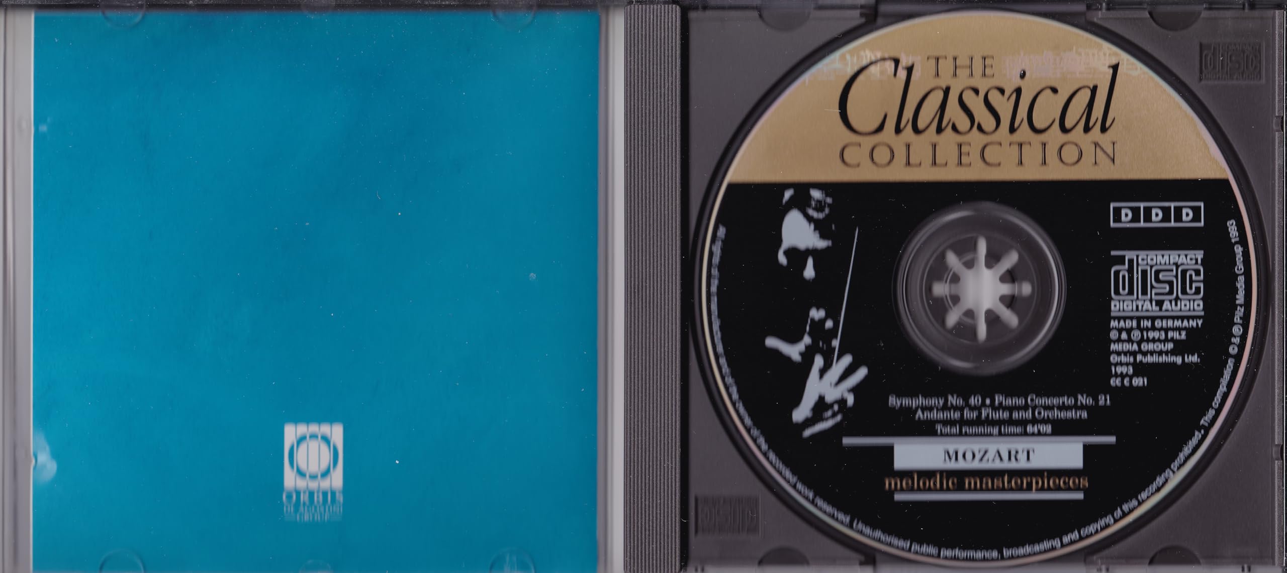 Mozart - Melodic Masterpieces (1993) CD album