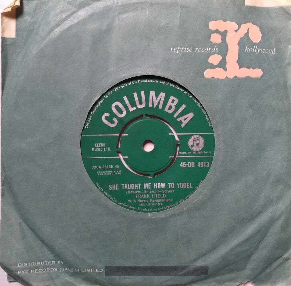 Frank Ifield With Norrie Paramor And His Orchestra ‎– Lovesick Blues (Columbia 1962) 7" vinyl single VG/-