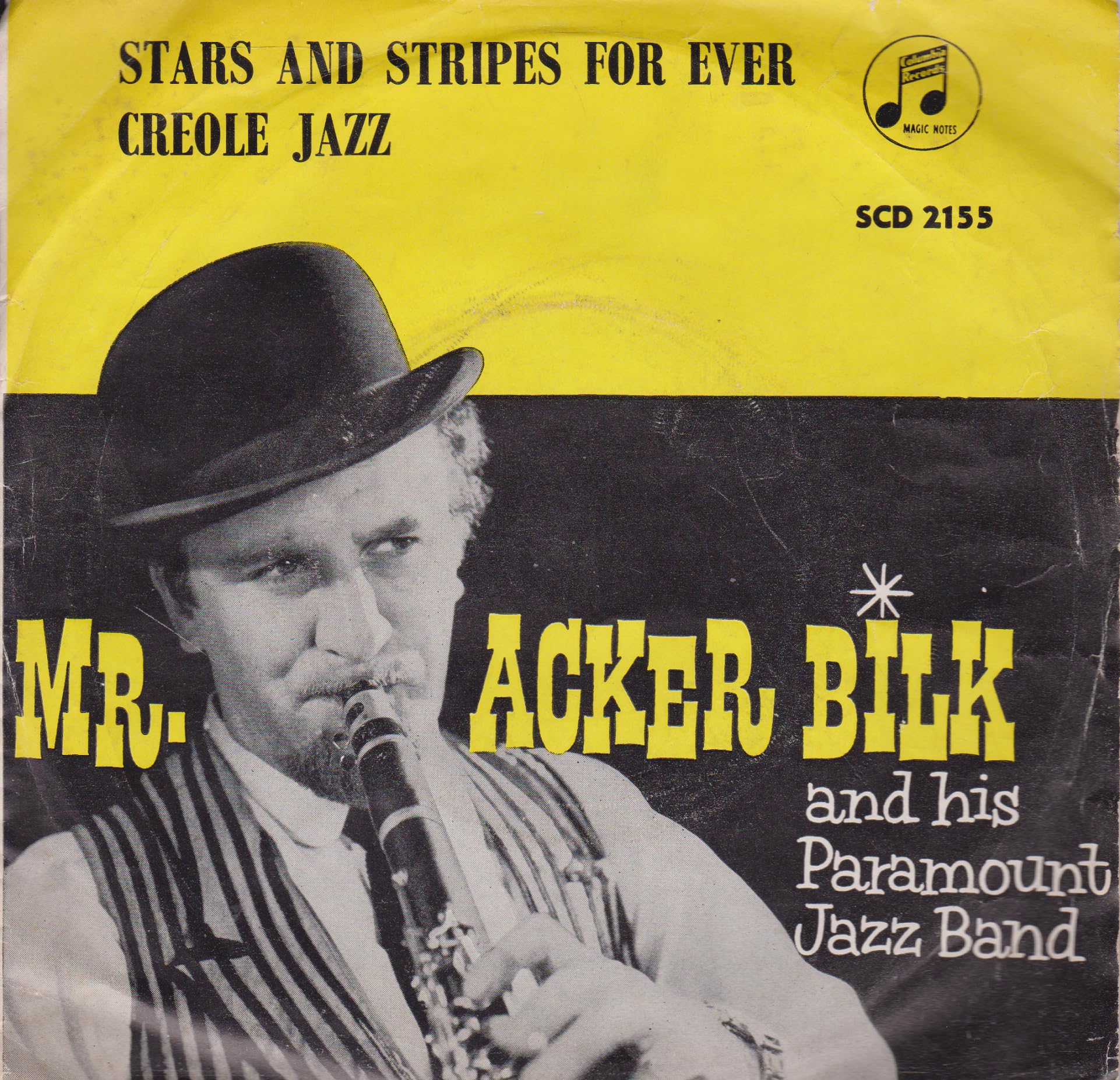Mr. Acker Bilk and His Paramount Jazz Band - Stars and Stripes Forever (Pye 1962) 7" vinyl single VG/VG