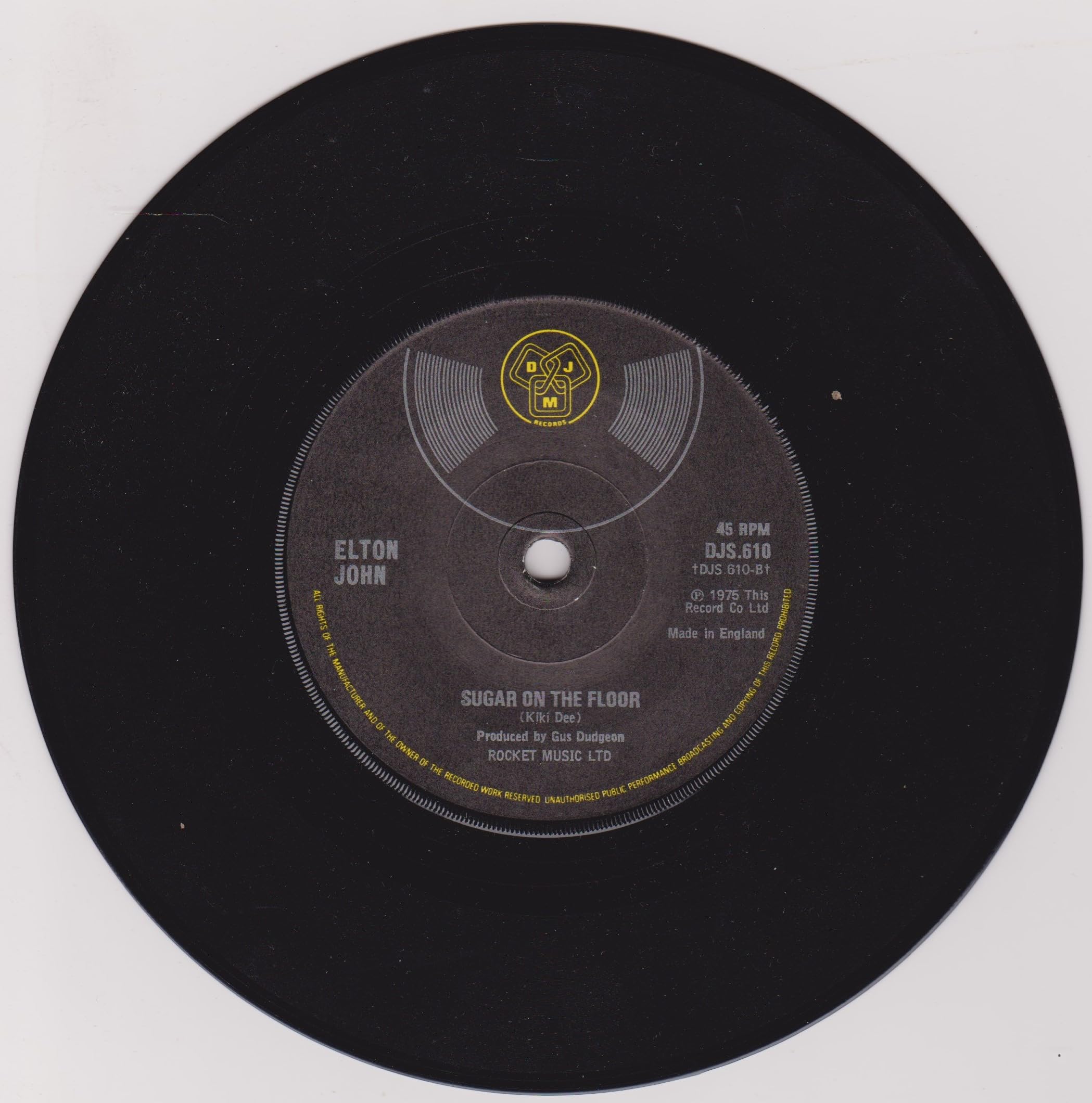 Elton John - Island Girl (DJM 1975) 7" vinyl single VG/VG