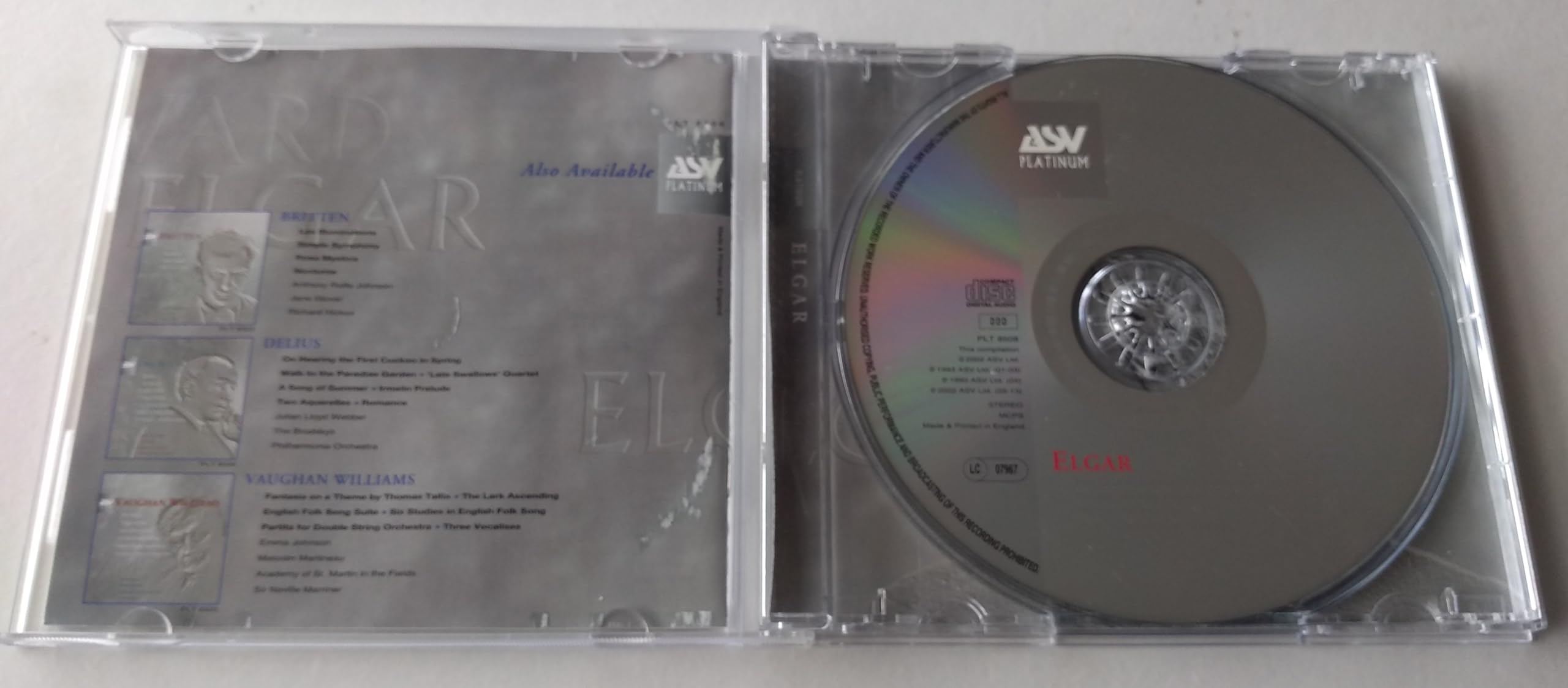 Elgar - Orchestral & Chamber Works CD album