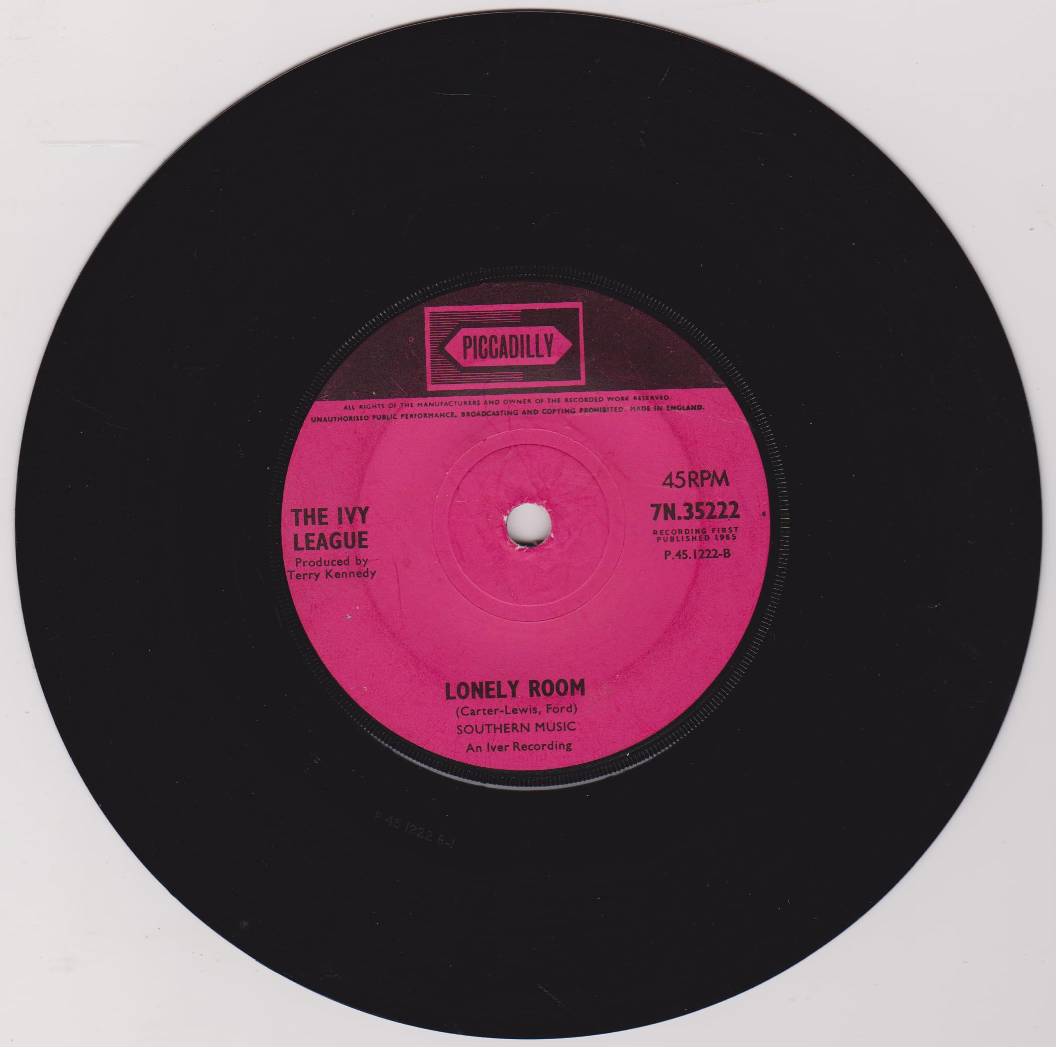 The Ivy League ‎– Funny How Love Can Be (Piccadilly 1965) 7" vinyl single VG/-