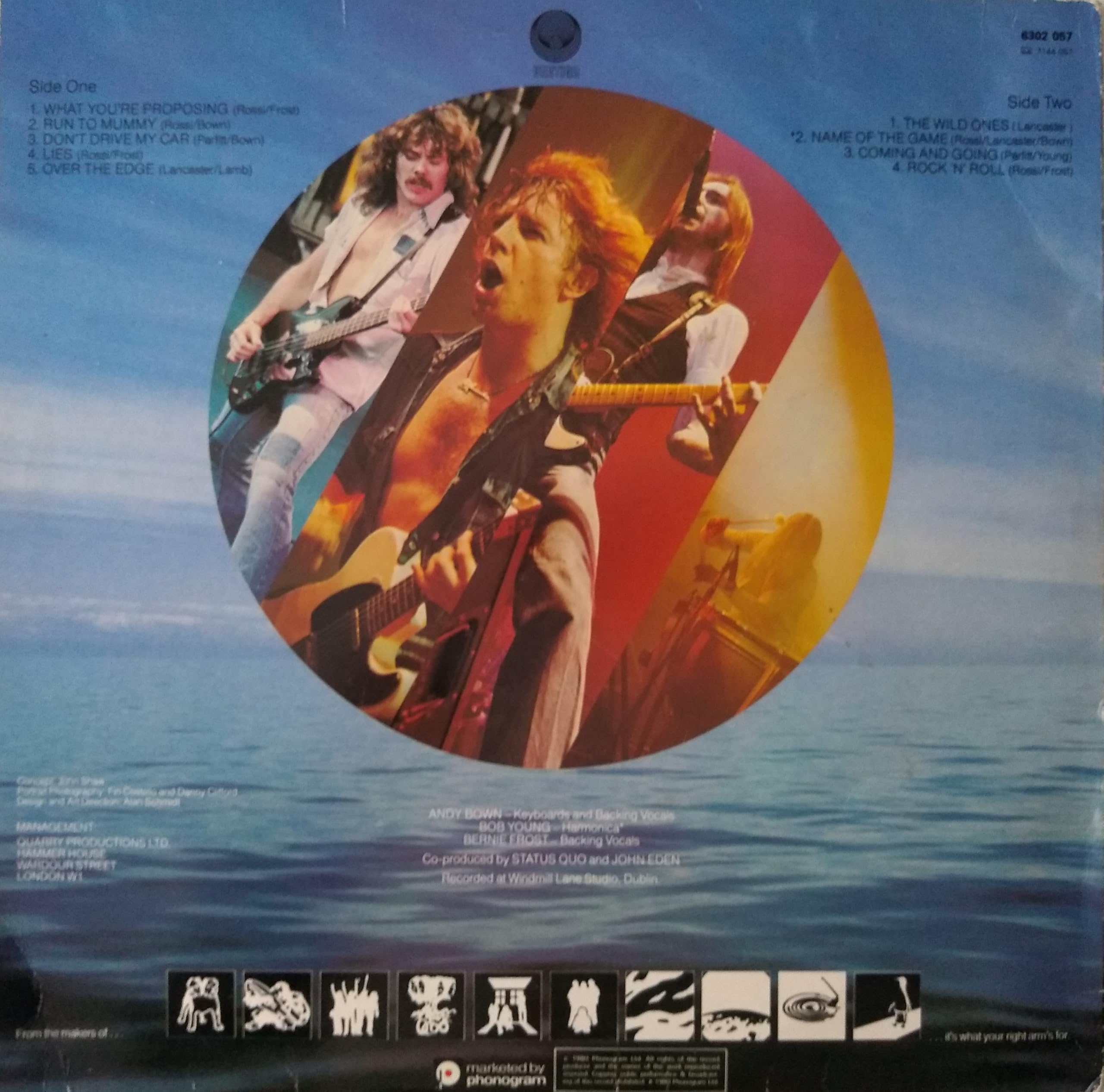 Status Quo ‎– Just Supposin'... (Vertigo 1980) 12" vinyl LP VG/VG