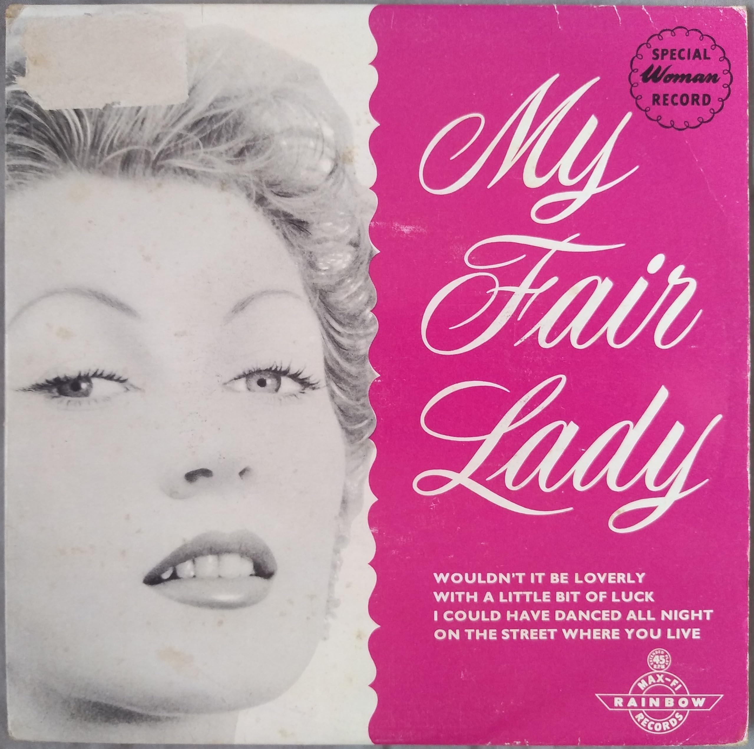 Various - My Fair Lady (Rainbow Max-Fi 1958) 7" vinyl EP VG/VG