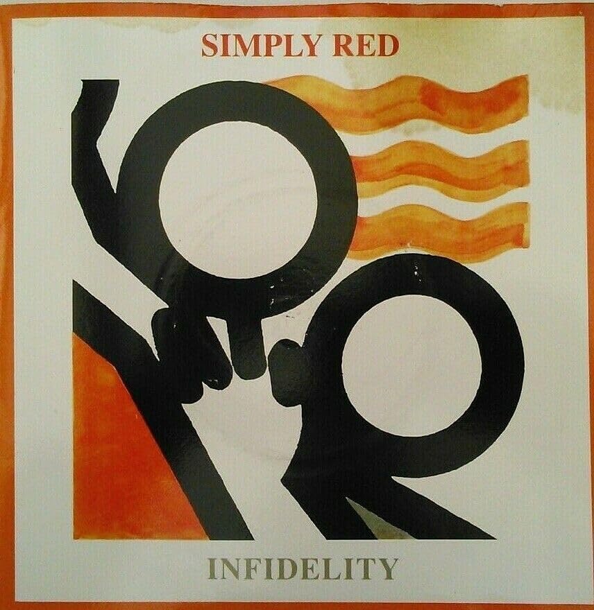 Simply Red - Infidelity (Elektra 1987) 7" vinyl single VG/G+