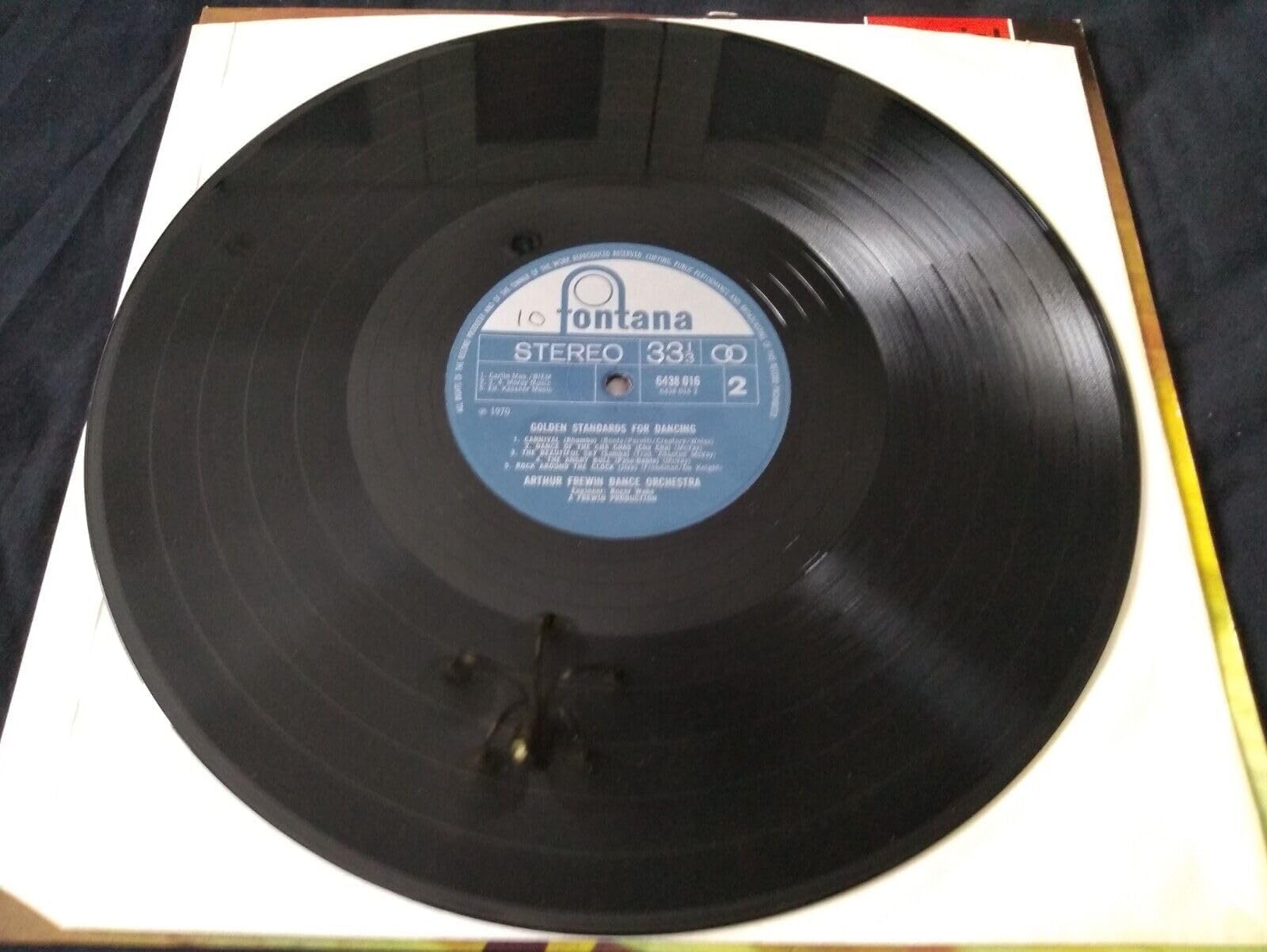 Arthur Frewin Dance Orchestra - Golden Standards for Dancing (Fontana 1970) 12" vinyl LP VG/VG