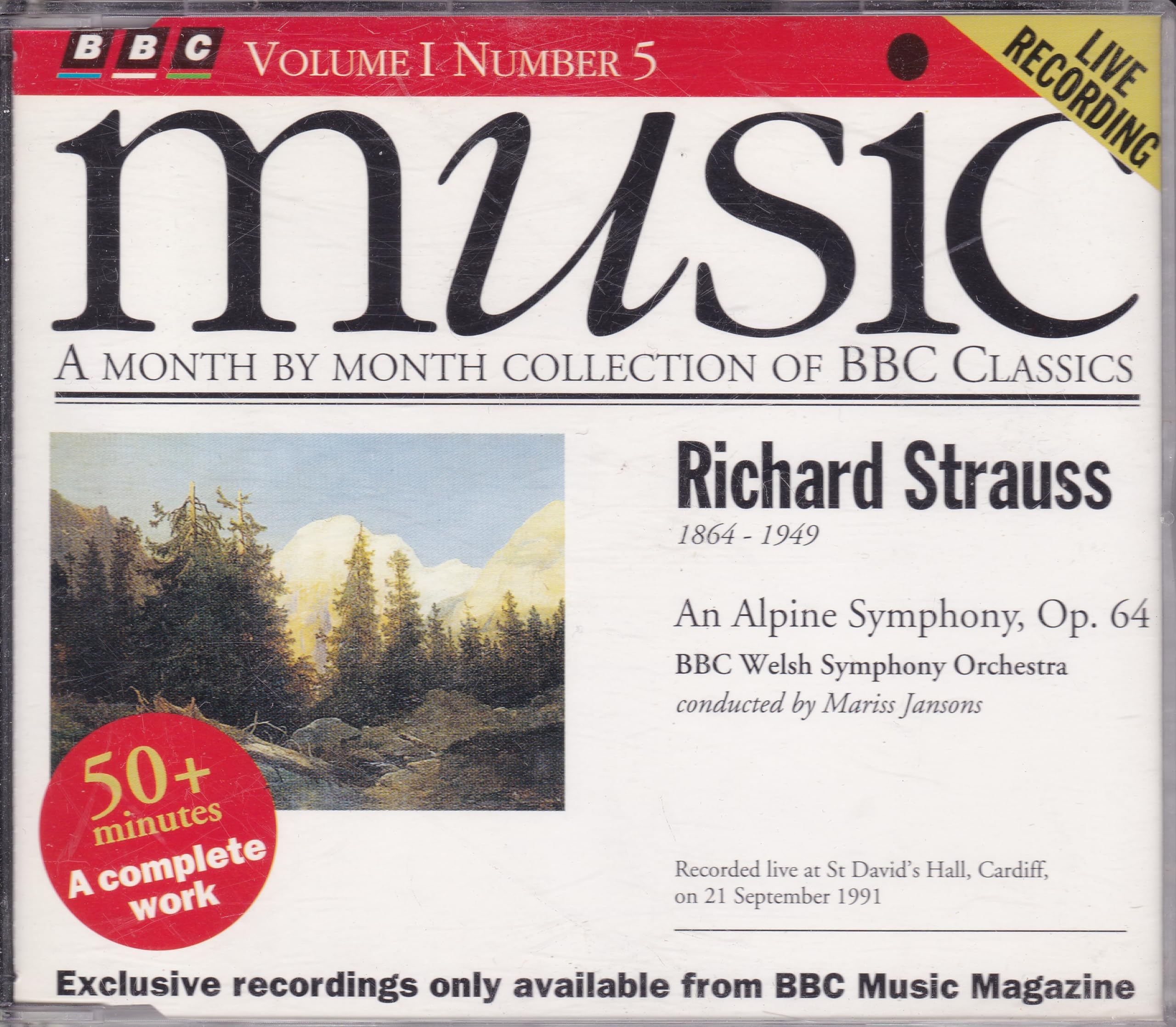 Richard Strauss - An Alpine Symphony, Op. 64 (1992) CD album