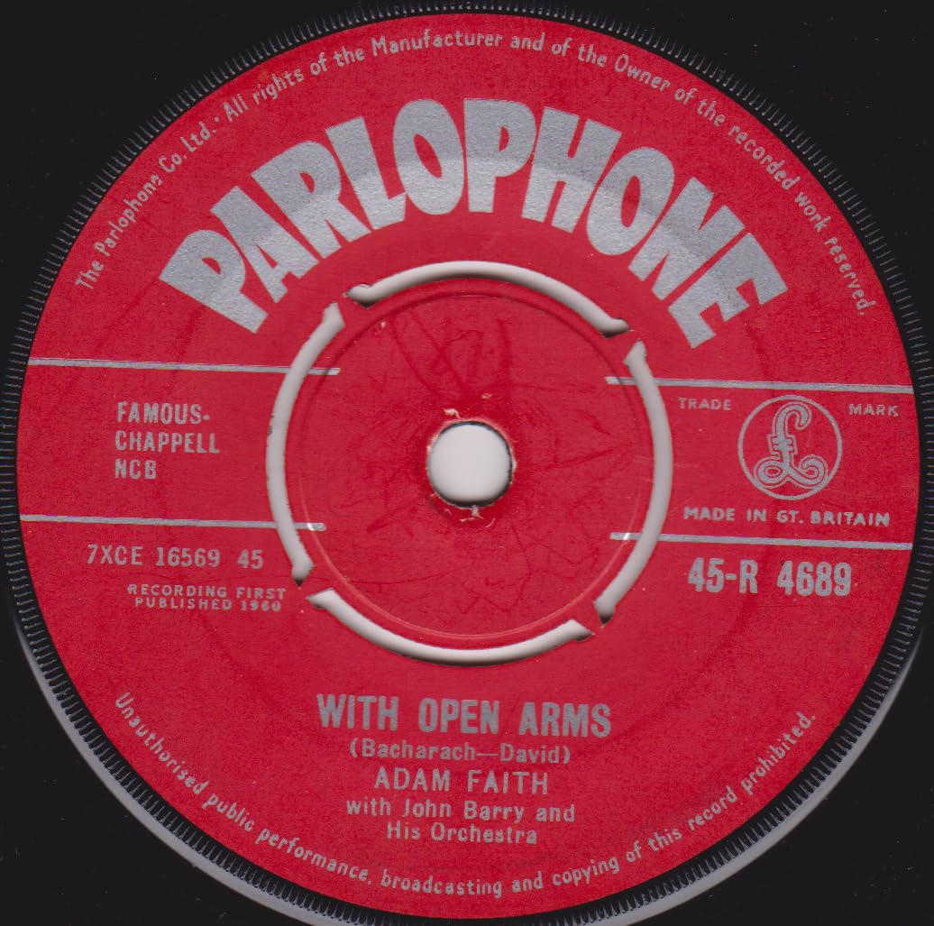 Adam Faith With John Barry And His Orchestra ‎– How About That ! (Parlophone 1960) 7" vinyl single VG/-