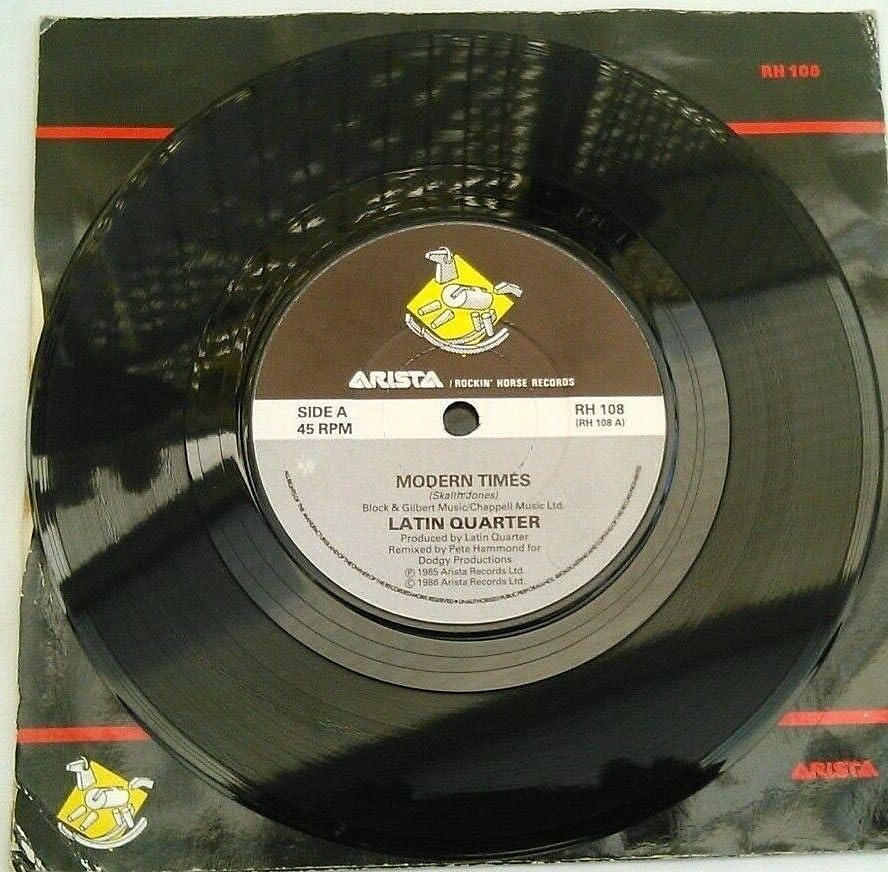 Latin Quarter - Modern Times (Rockin' Horse Records 1986) 7" vinyl P/S single VG/VG