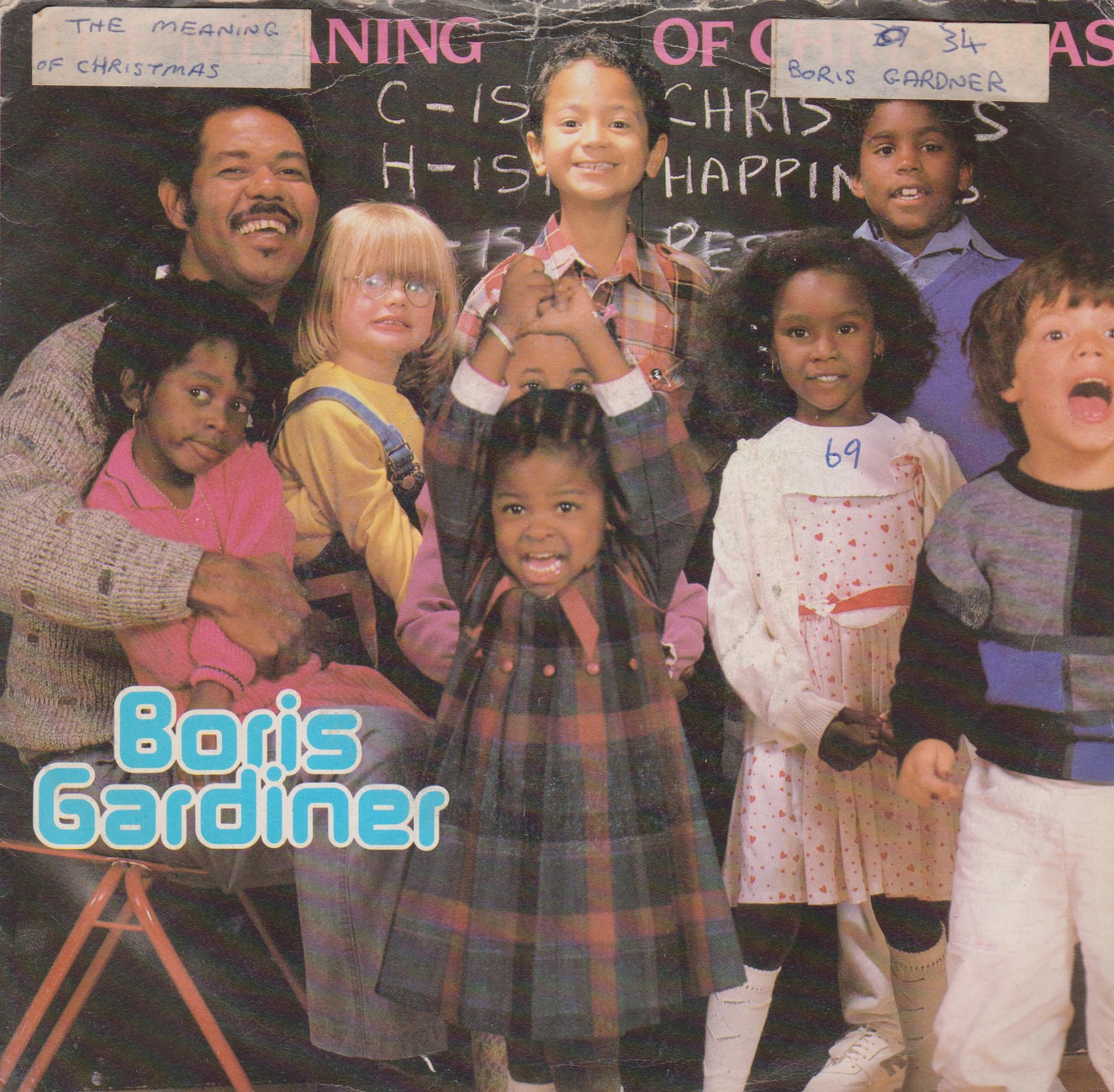 Boris Gardiner – The Meaning Of Christmas (Revue 1986) 7" vinyl P/S single VG/