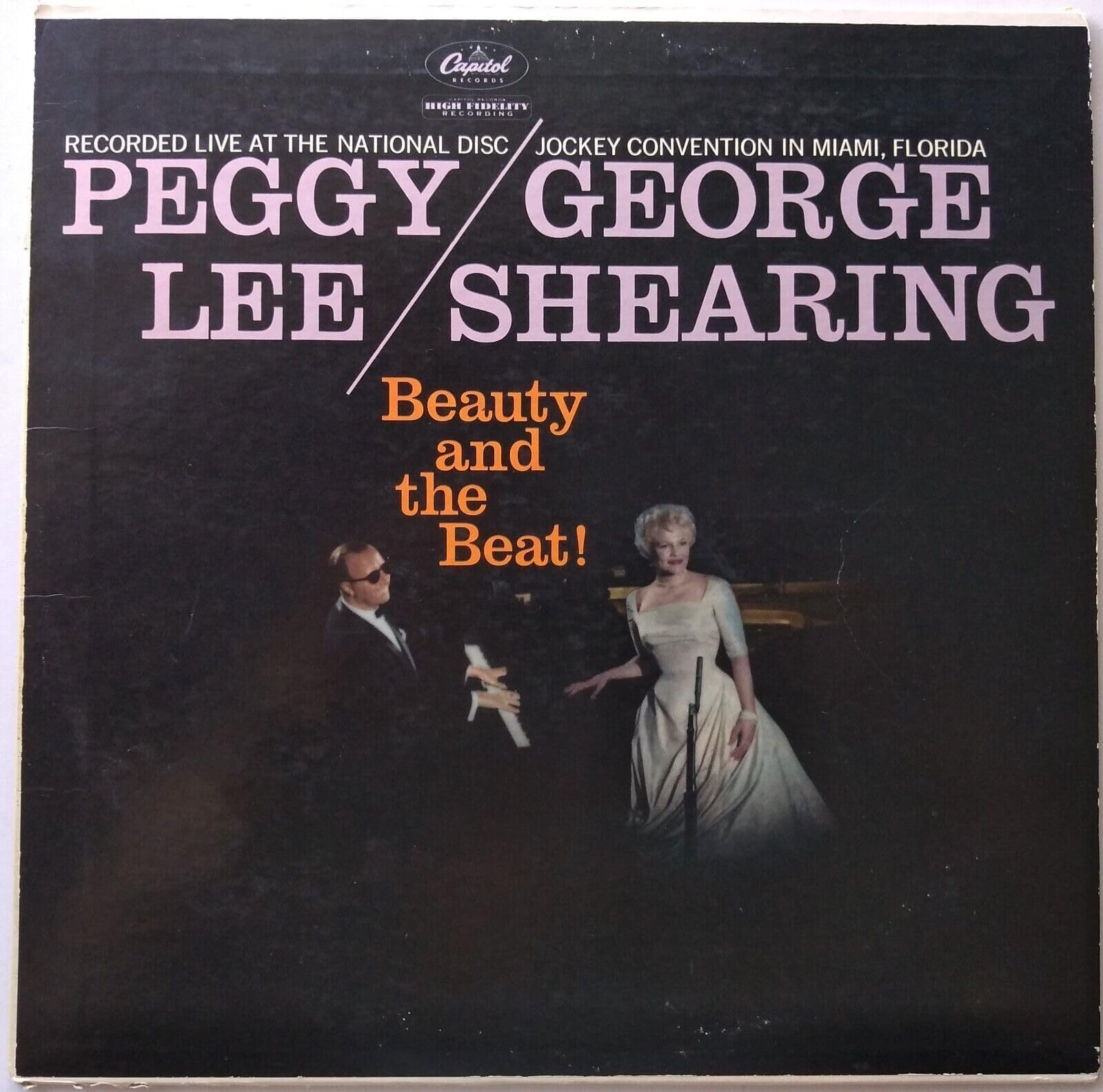 Peggy Lee, George Shearing - Beauty and the Beat! (Capitol 1959) 12" vinyl LP VG/VG