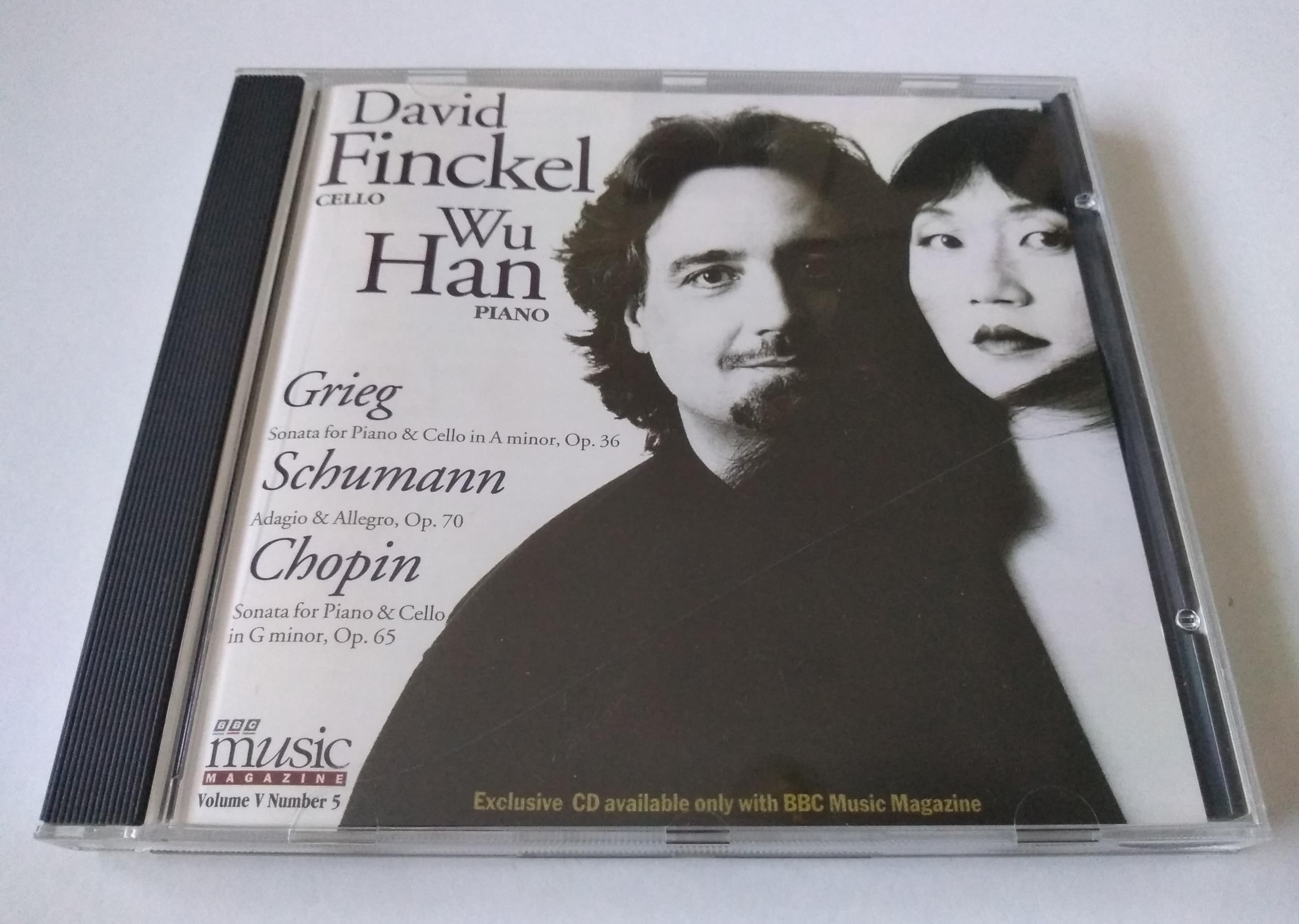 David Finckel, Wu Han ‒ Grieg / Schumann / Chopin – Music For Cello And Piano (1996) CD album