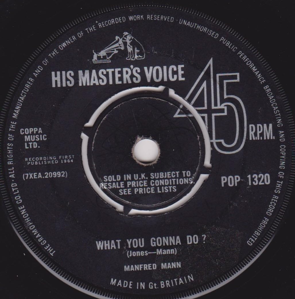 Manfred Mann ‎– Do Wah Diddy Diddy (HMV 1964) 7" vinyl single VG/-