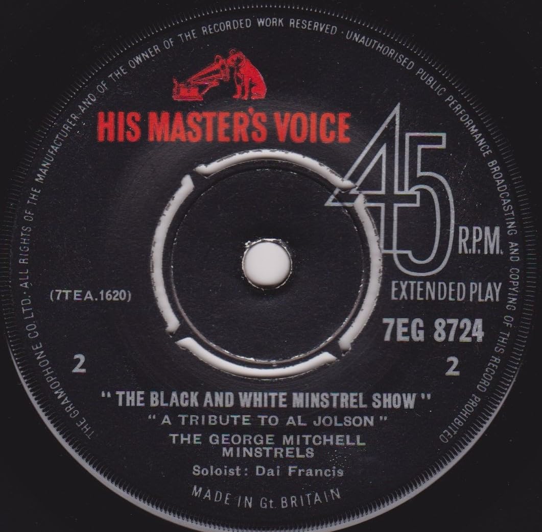 The George Mitchell Minstrels ‎– The Black And White Minstrel Show No.1 (HMV 1961) 7" vinyl EP VG/-