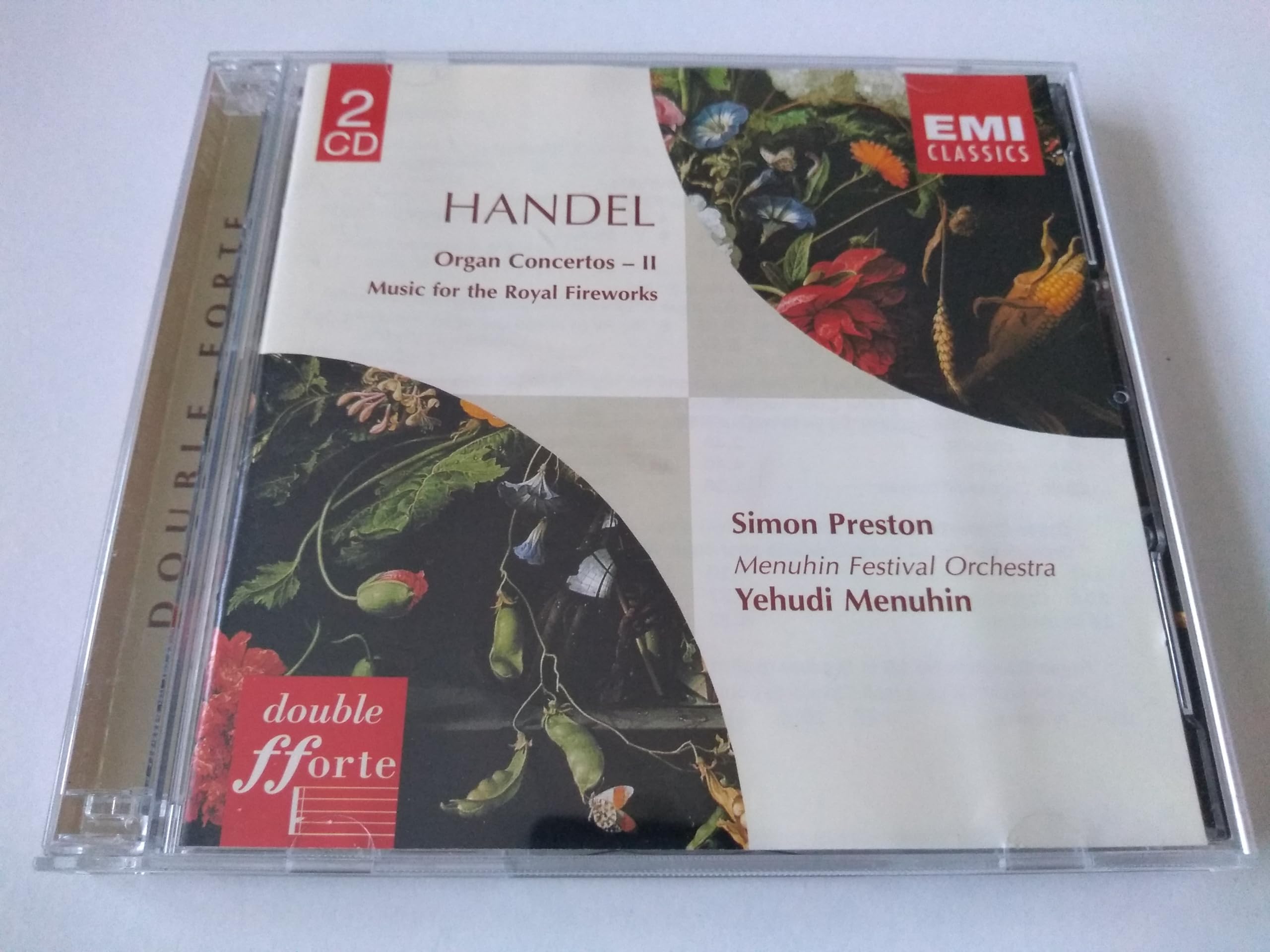 Handel - Organ Concertos II, Music for the Royal Fireworks 2xCD album