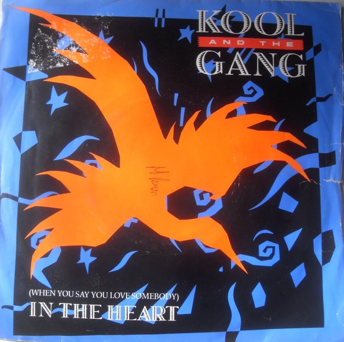 Kool & The Gang - In The Heart (De-Lite 1984) 7" vinyl single VG/G+