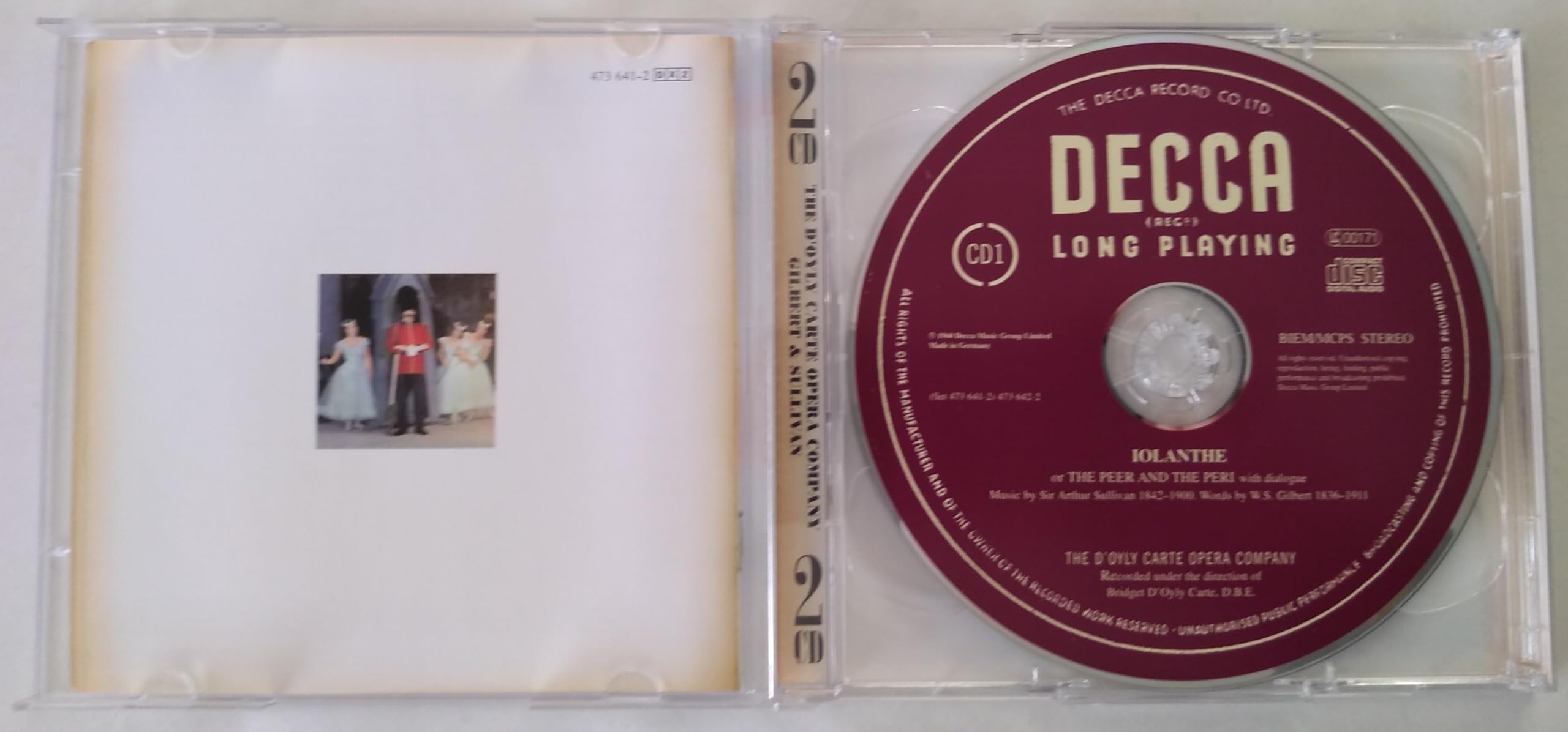 The D'Oyly Carte Opera Company - Iolanthe  (2003) 2xCD album 