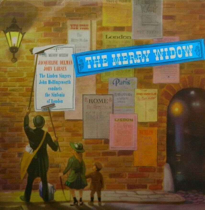 Lehar – The Merry Widow (World Record Club 1961) 12" vinyl LP VG/VG