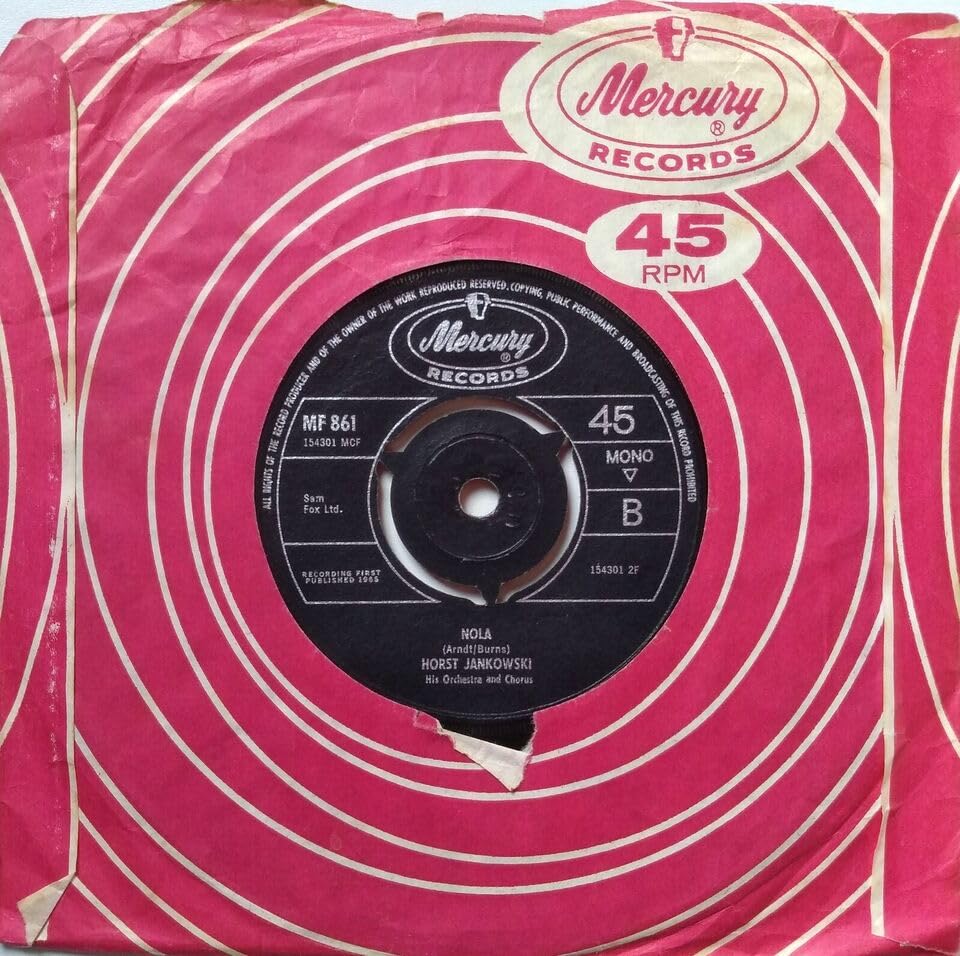 Horst Jankowski - A Walk In The Black Forest (Mercury 1965) 7" vinyl single VG/VG