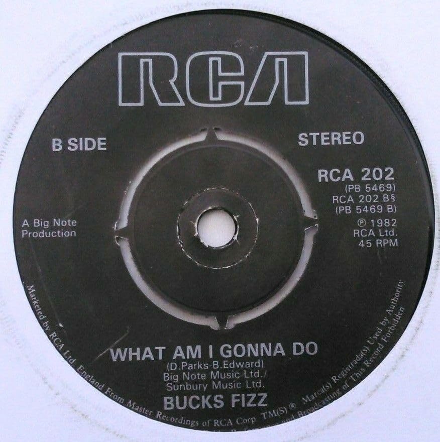 Bucks Fizz – My Camera Never Lies (RCA 1982) 7" vinyl single VG/-