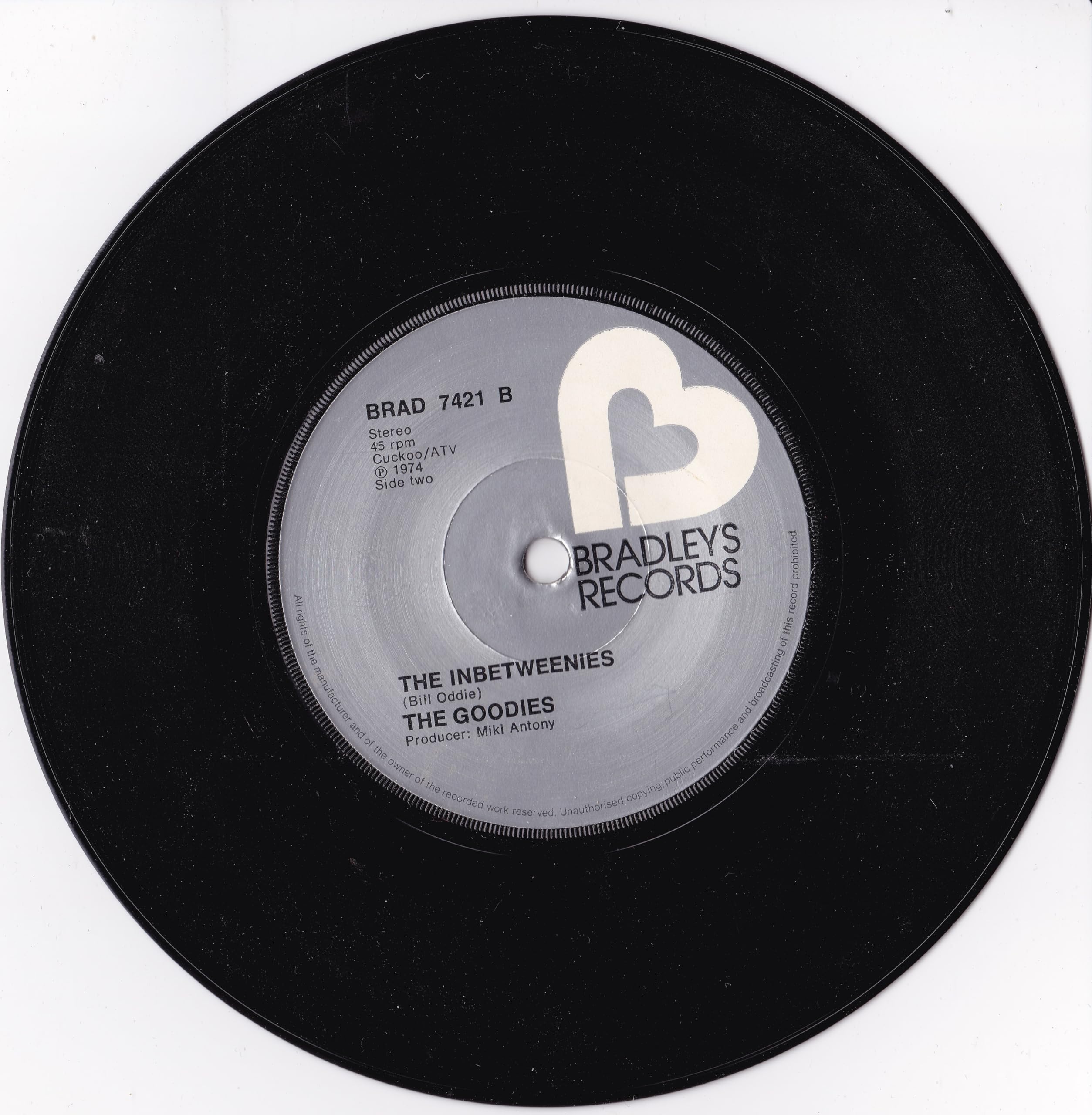 The Goodies - Father Christmas Do Not Touch Me (Bradley's 1974) 7" vinyl single VG/-