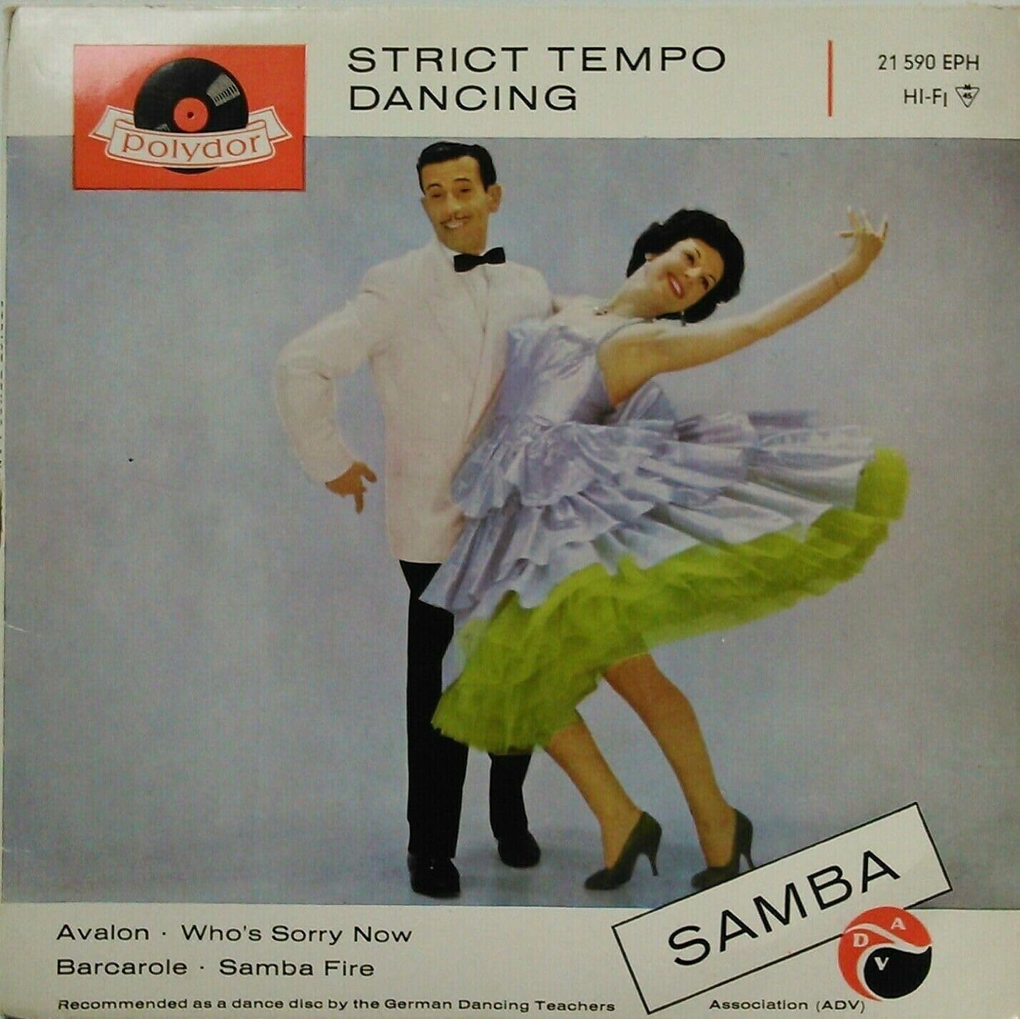 Horst Wende's Dance Orchestra - Strict Tempo Dancing – Samba (Polydor) 7" vinyl EP VG/VG German