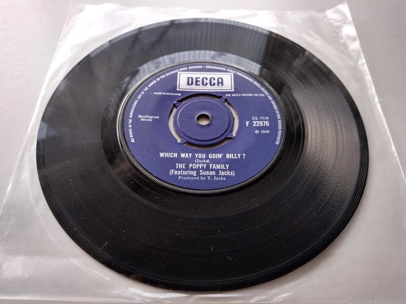 The Poppy Family ‎– Which Way You Goin' Billy? (Decca 1969) 7" vinyl single VG/-