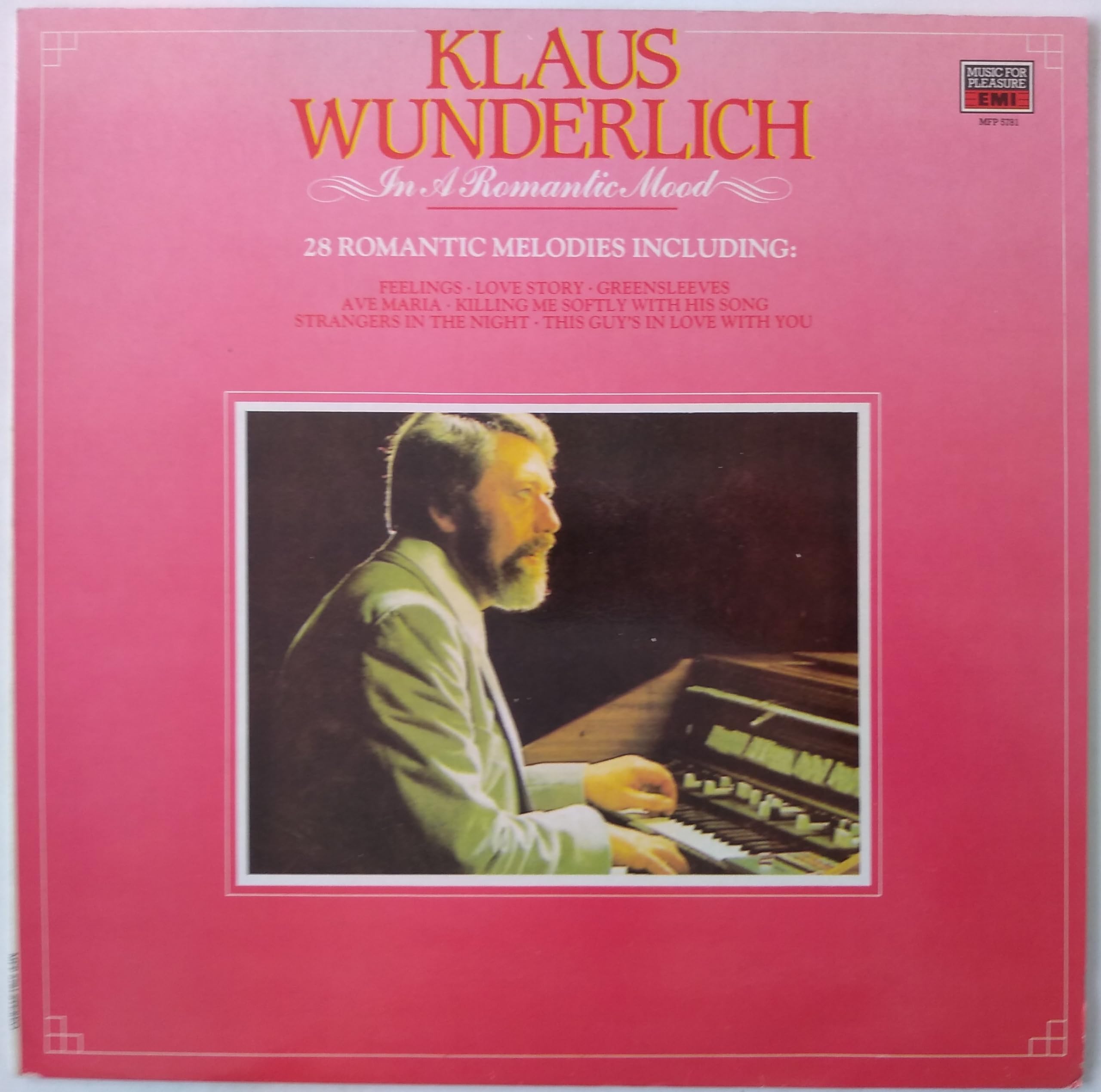 Klaus Wunderlich – In A Romantic Mood (MFP 1982) 12" vinyl LP VG/VG
