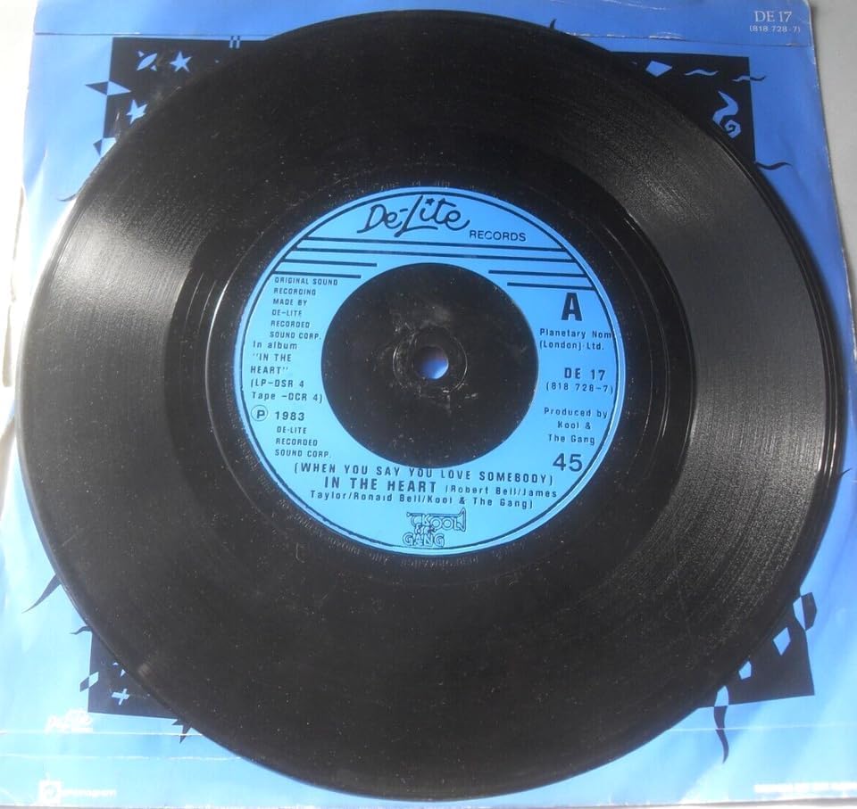 Kool & The Gang - In The Heart (De-Lite 1984) 7" vinyl single VG/G+