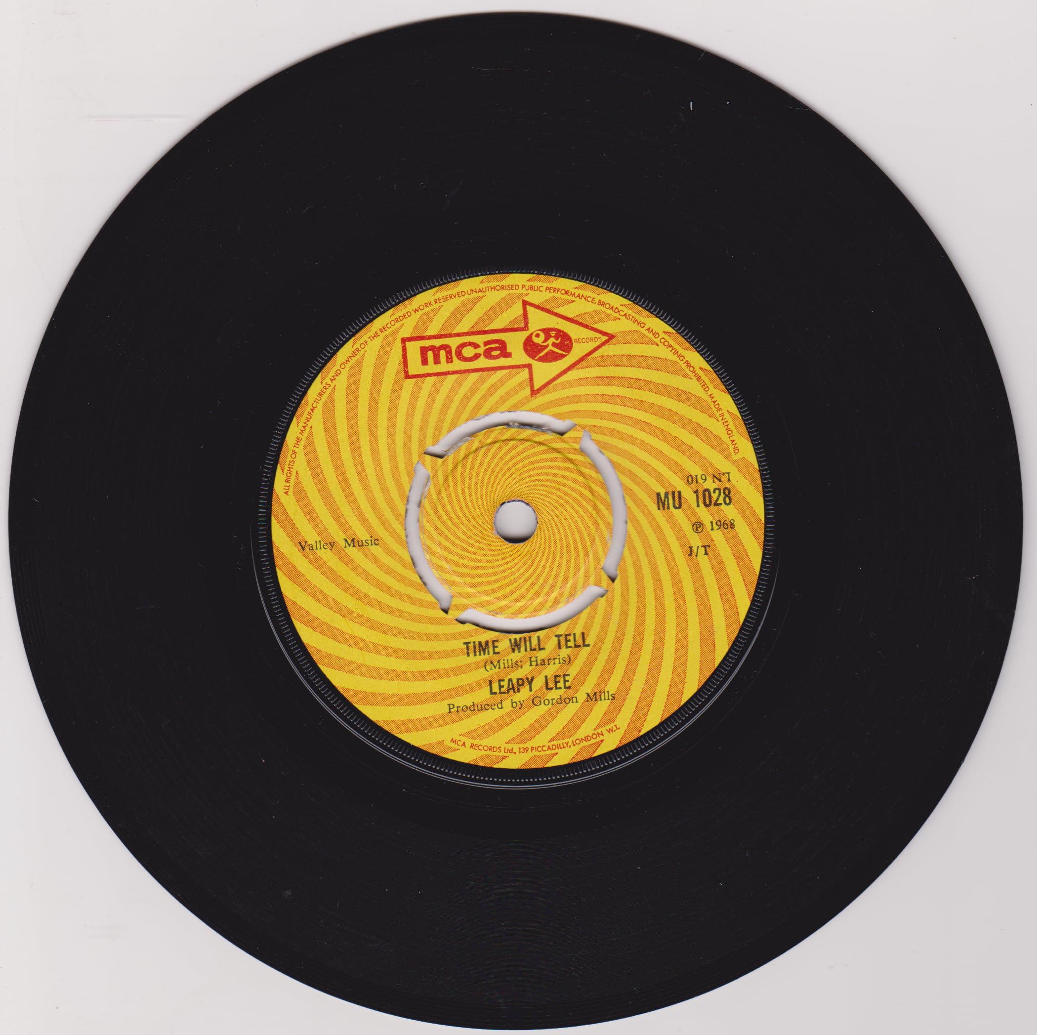 Leapy Lee – Little Arrows (MCA 1968) 7" vinyl single VG/-