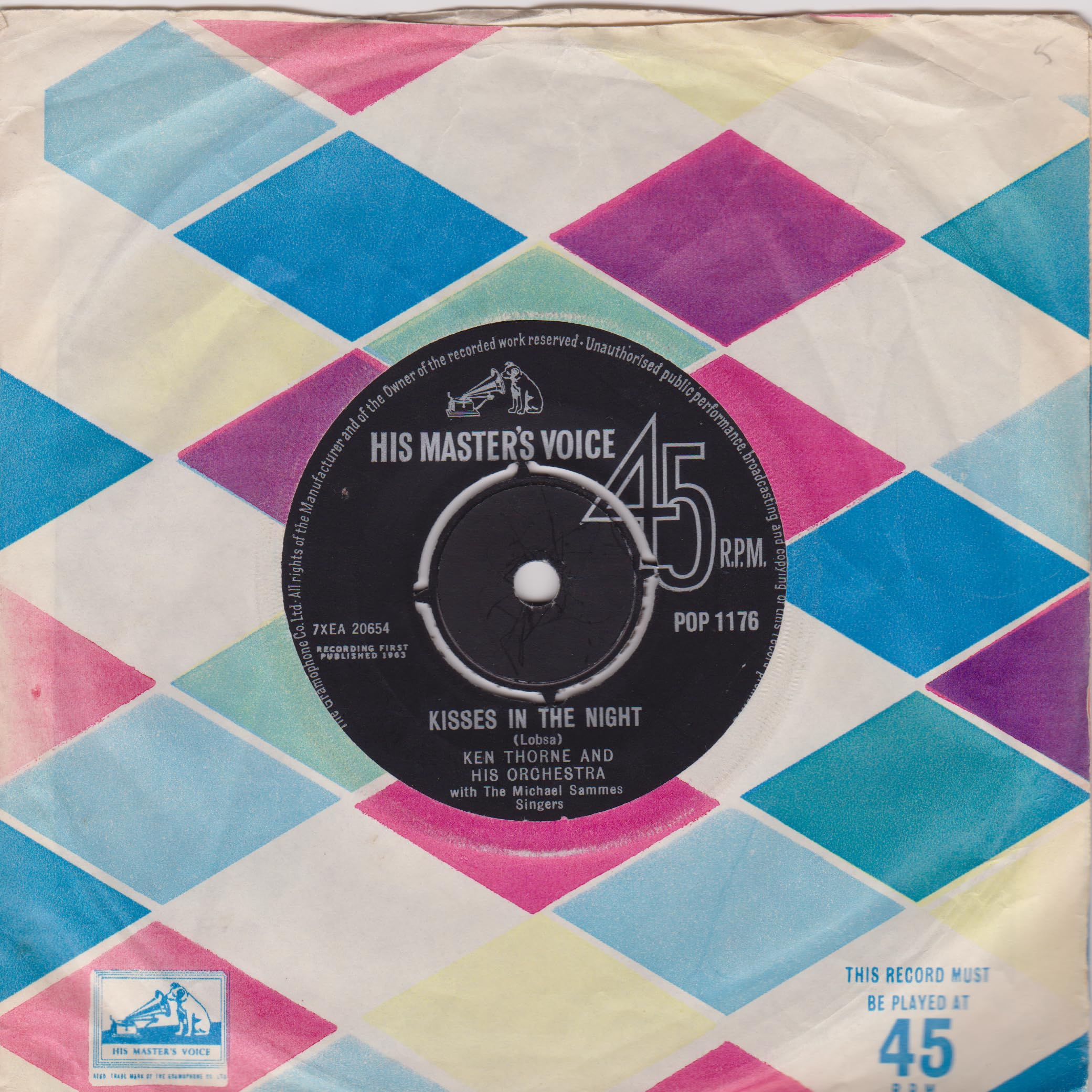 Ken Thorne And His Orchestra - Theme From Film "The Legion's Last Patrol" (Concerto Disperato) 7" vinyl single VG/-