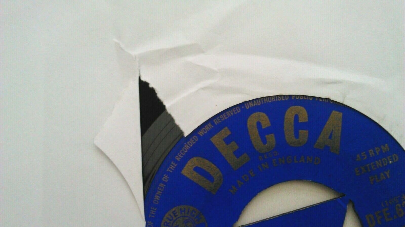 Chris Barber's Jazz Band With Bertie King ‎– Jazz At The Royal Festival Hall (Decca 1955) 7" vinyl EP VG/-
