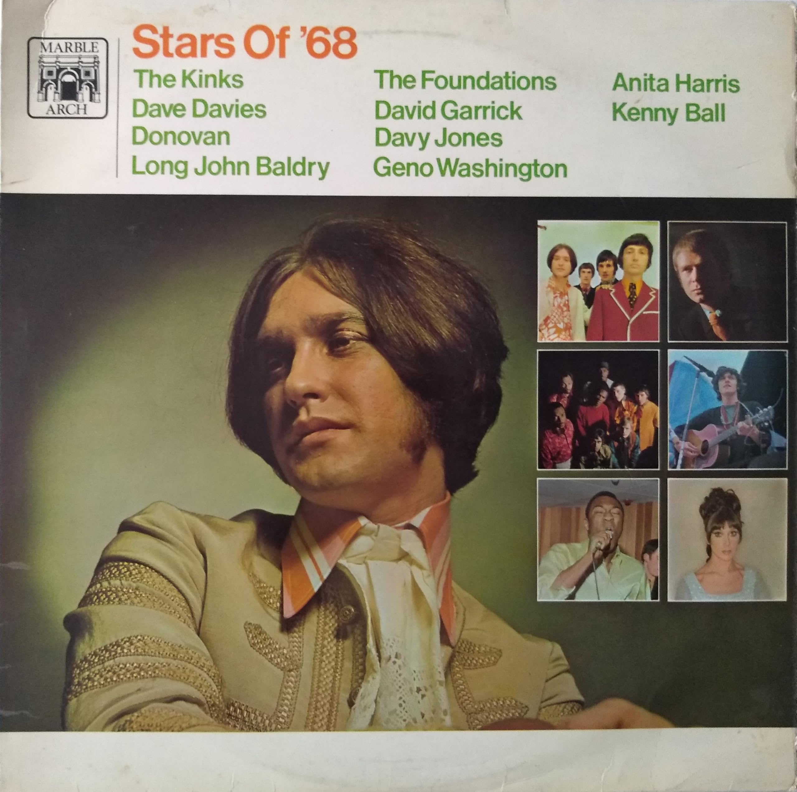 Various – Stars Of '68 (Marble Arch 1967) 12" vinyl LP VG/VG