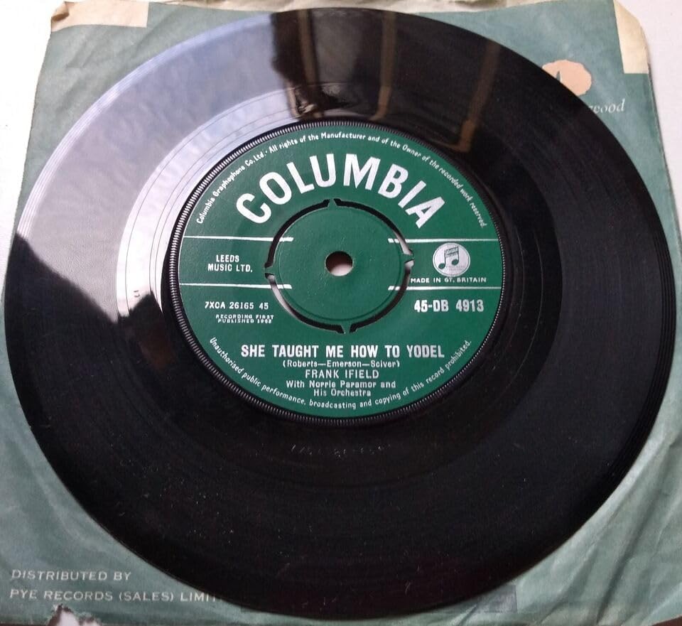 Frank Ifield With Norrie Paramor And His Orchestra ‎– Lovesick Blues (Columbia 1962) 7" vinyl single VG/-