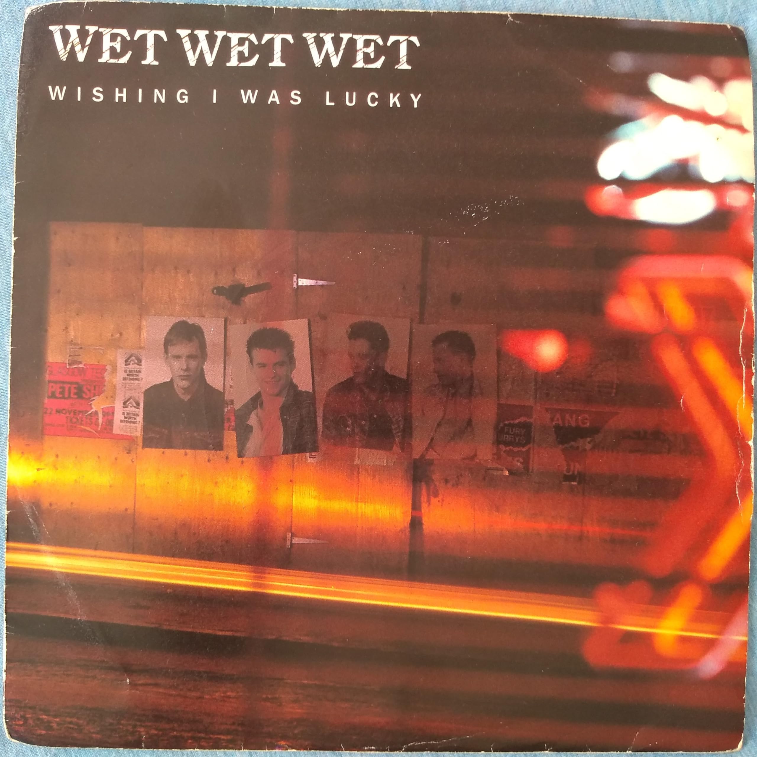 Wet Wet Wet – Wishing I Was Lucky (Precious Organisation 1987) 7" vinyl single VG/G+