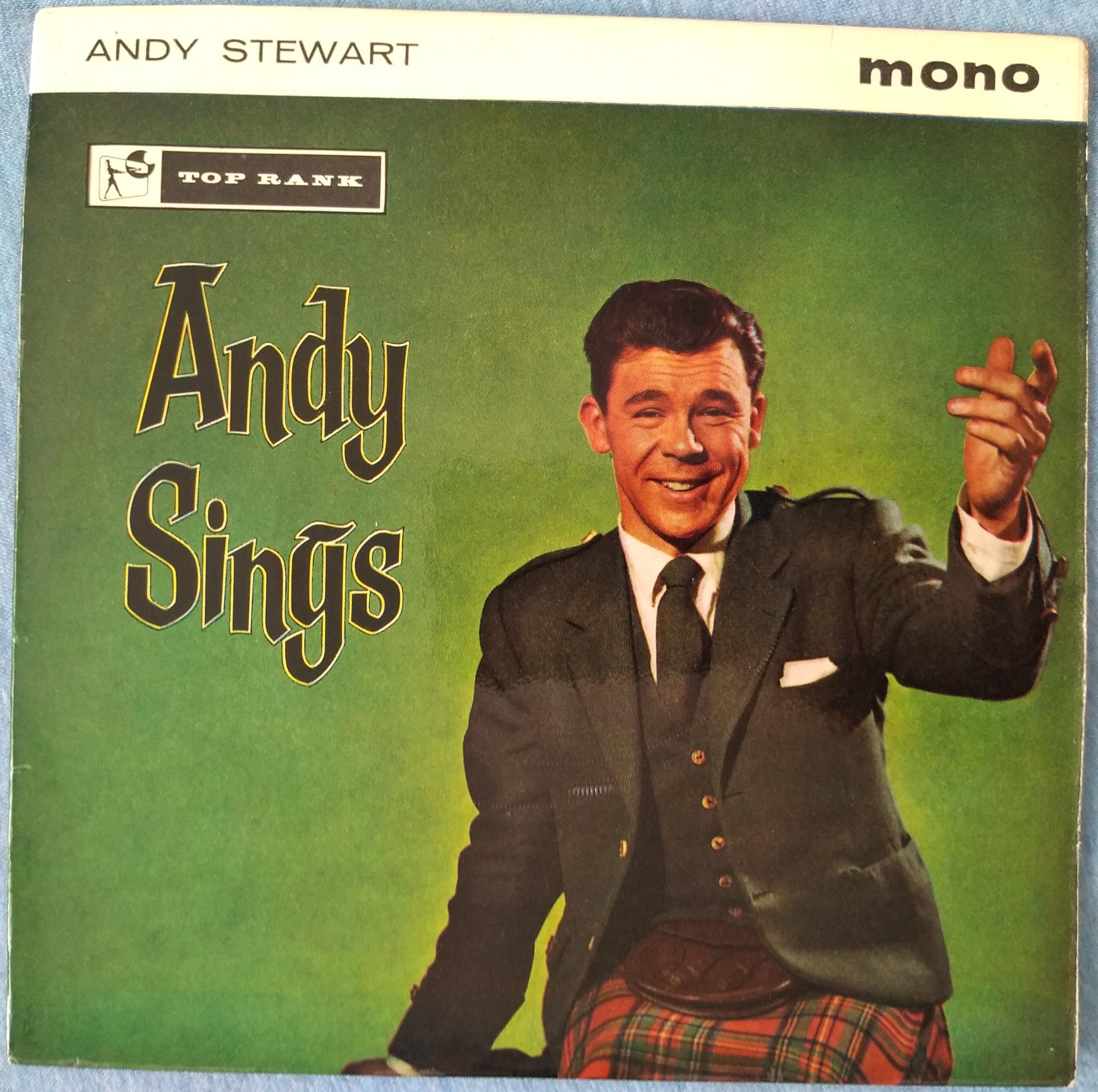 Andy Stewart - Andy Sings (Top Rank 1961) 7" vinyl EP VG/VG