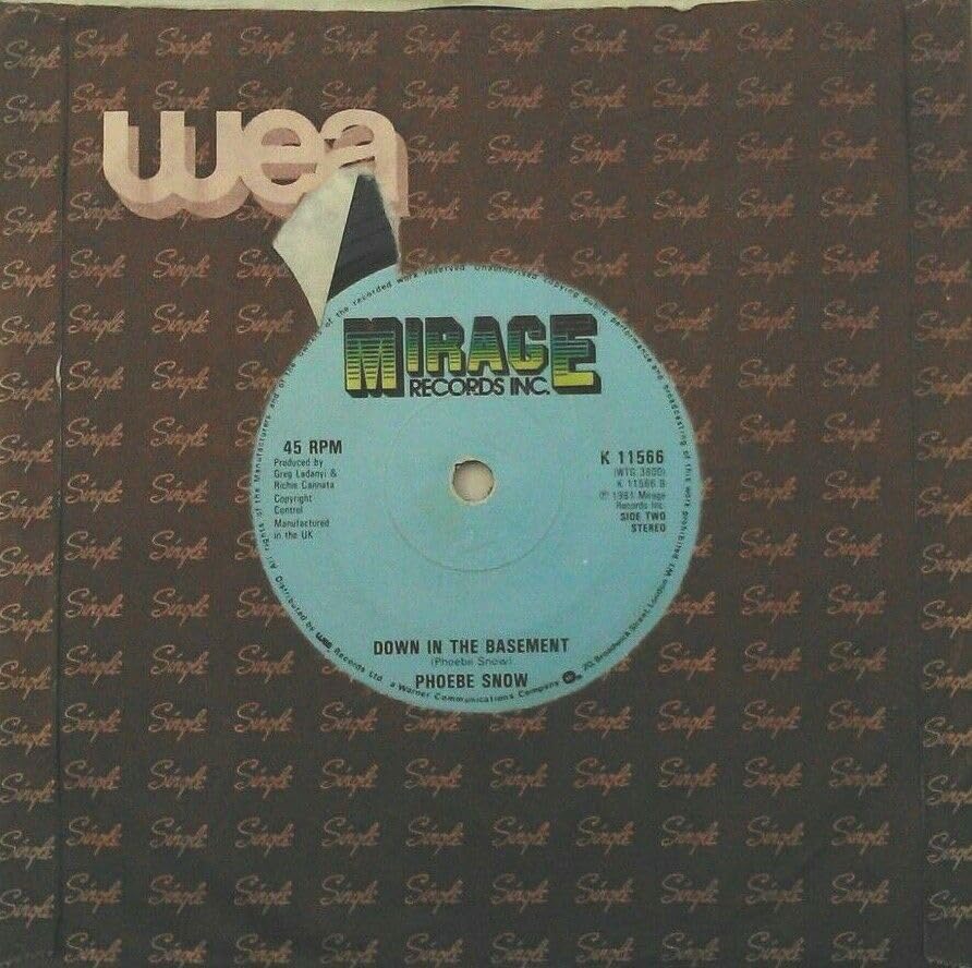 Phoebe Snow - Games (Mirage 1981) 7" vinyl single VG/-