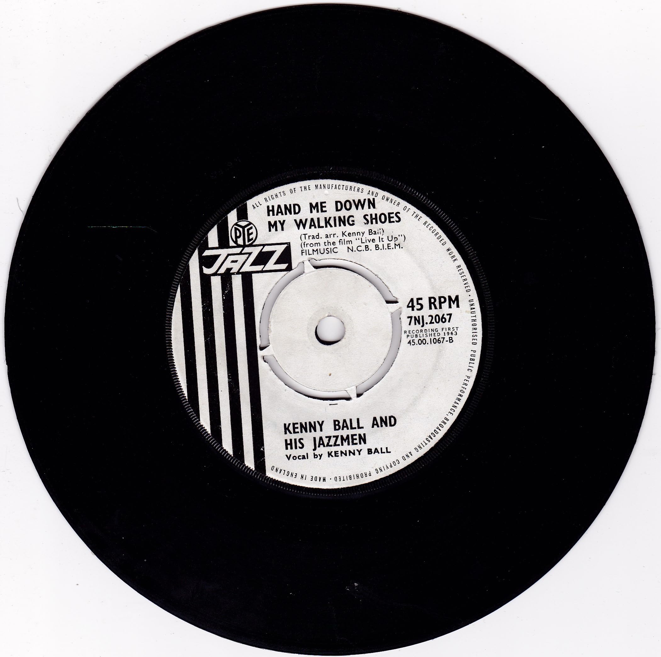 Kenny Ball And His Jazzmen - Acapulco 1922 (Pye 1963) 7" vinyl single VG/-