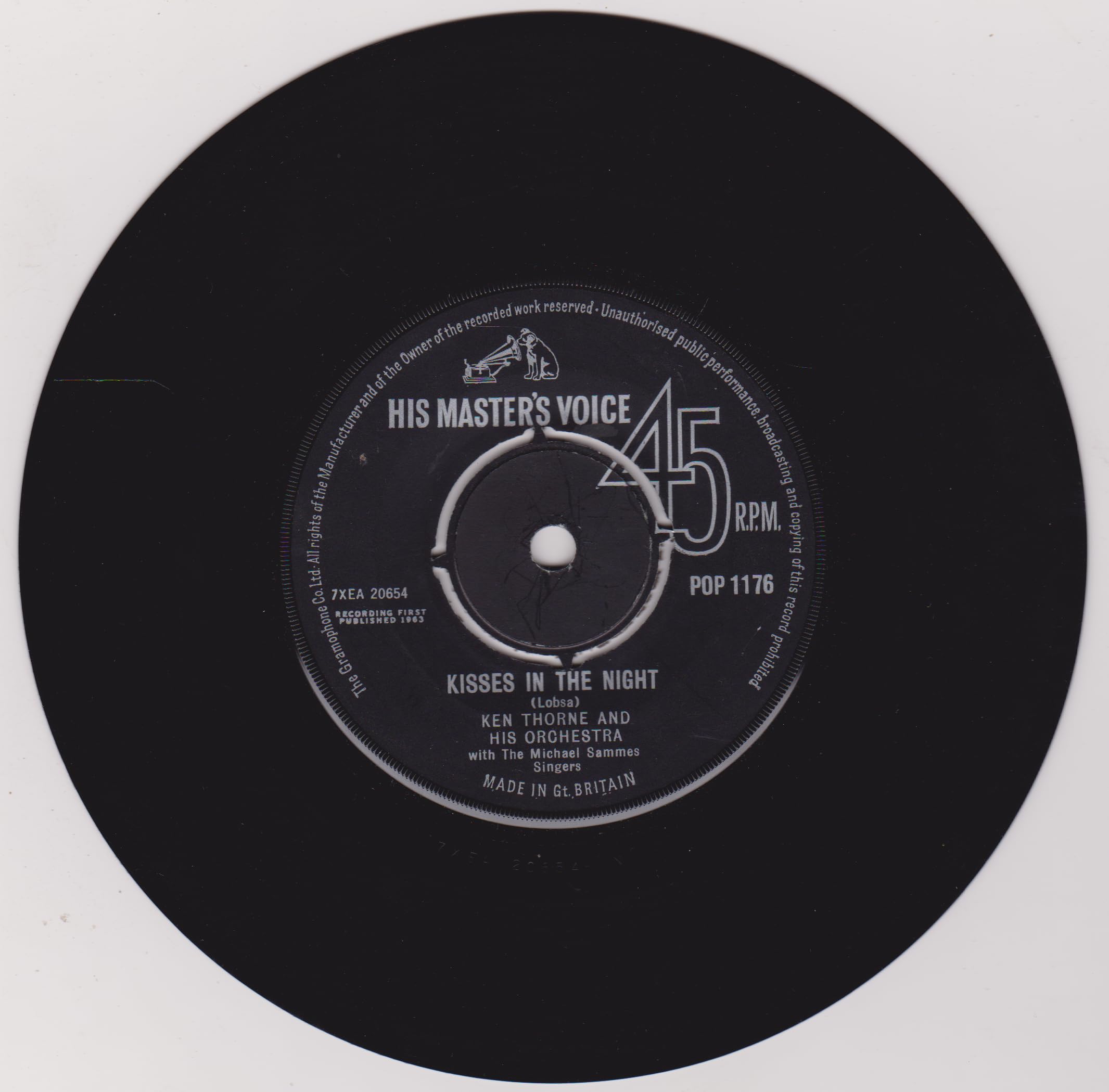 Ken Thorne And His Orchestra - Theme From Film "The Legion's Last Patrol" (Concerto Disperato) 7" vinyl single VG/-