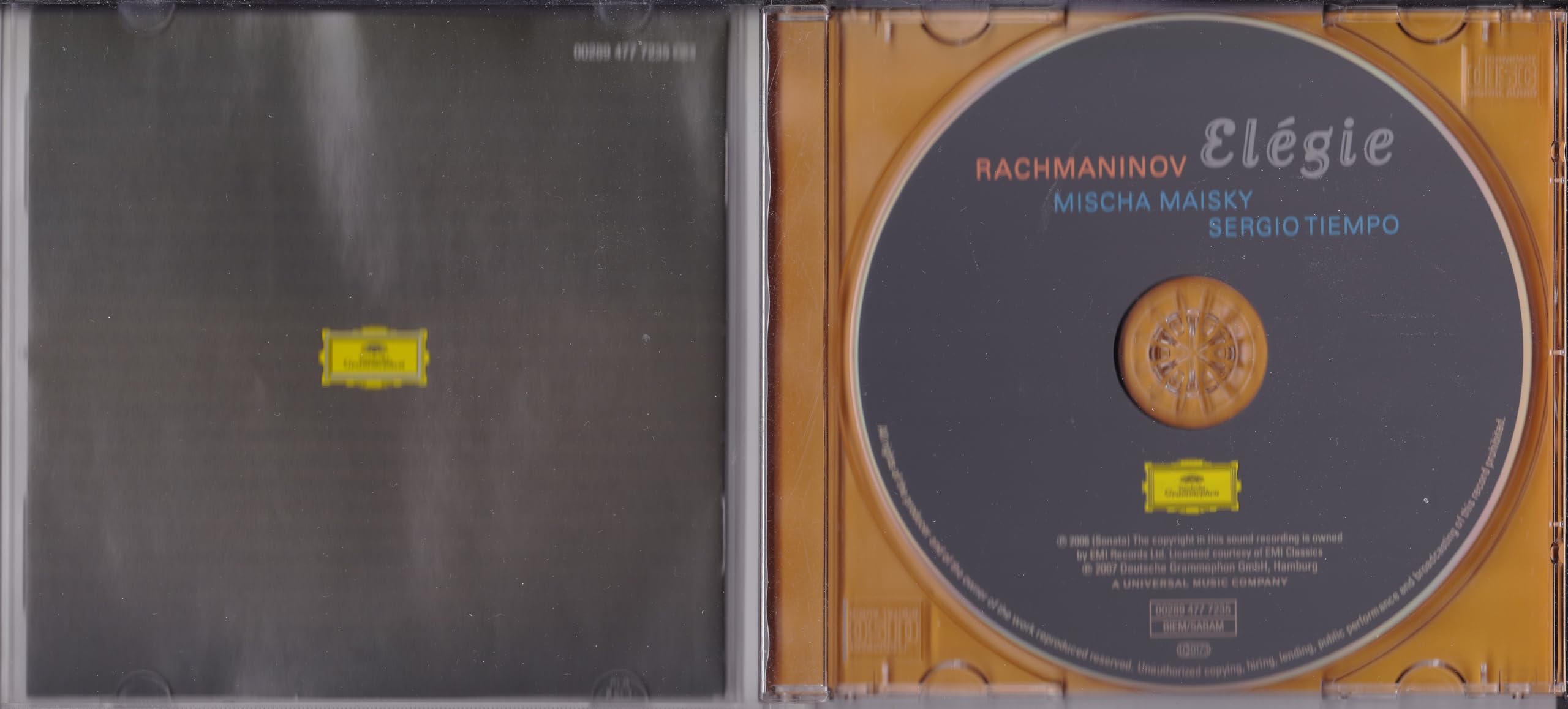 Rachmaninov - Élégie (2007) CD album